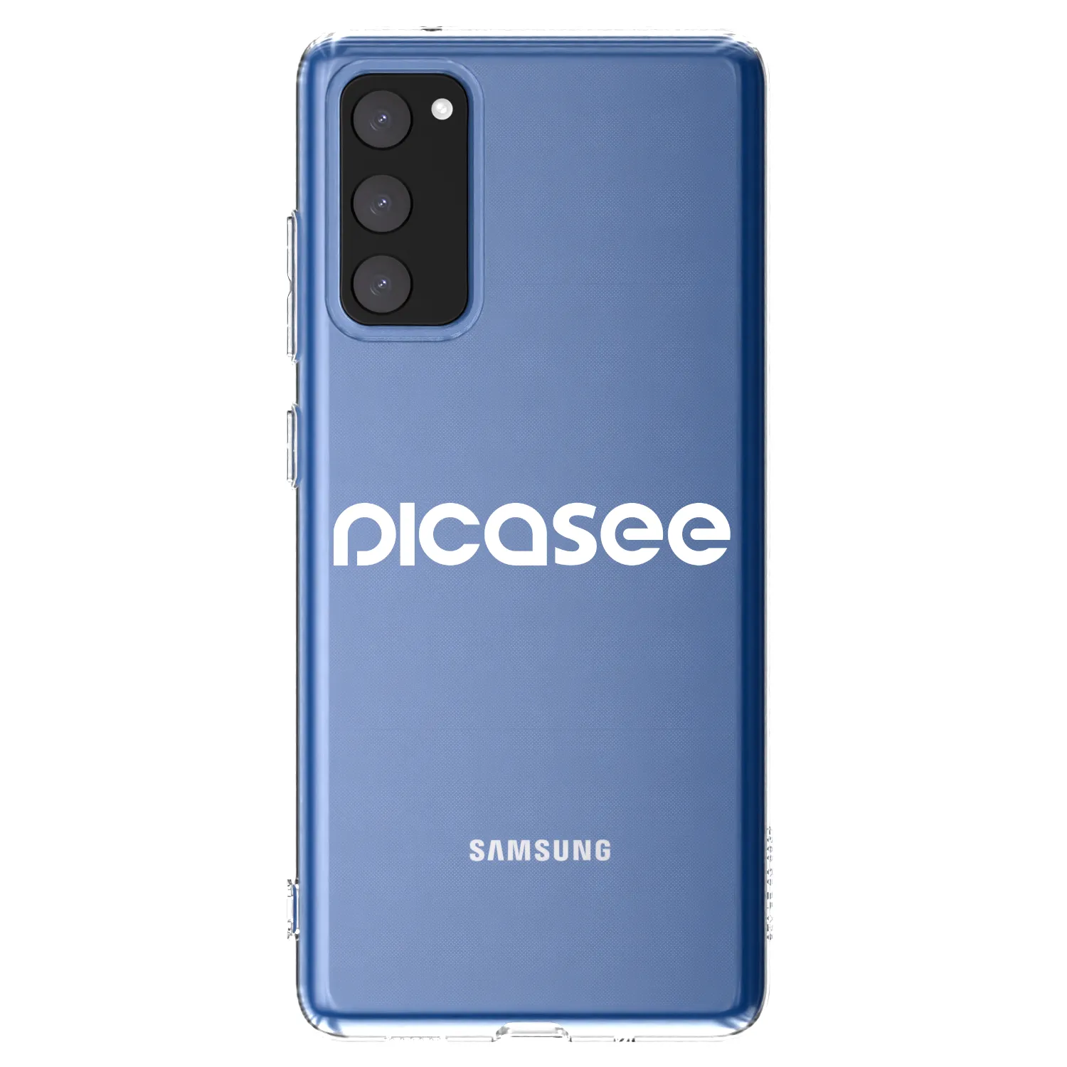 Picasee husă transparentă din silicon pentru Samsung Galaxy S20 FE - Picasee - new logo - white