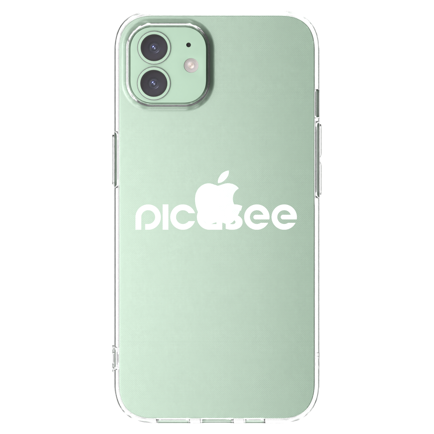 Picasee husă transparentă din silicon pentru Apple iPhone 12 Pro - Picasee - new logo - white