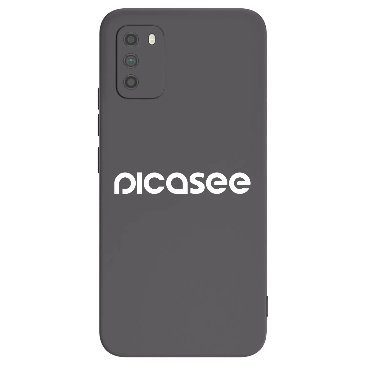 Picasee husă neagră din silicon pentru Xiaomi Poco M3 - Picasee - new logo - white