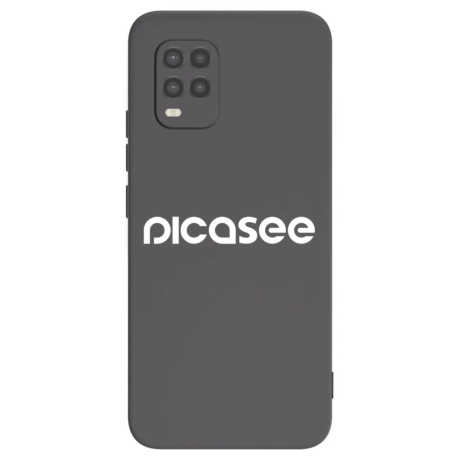 Picasee husă neagră din silicon pentru Xiaomi Mi 10 Lite - Picasee - new logo - white