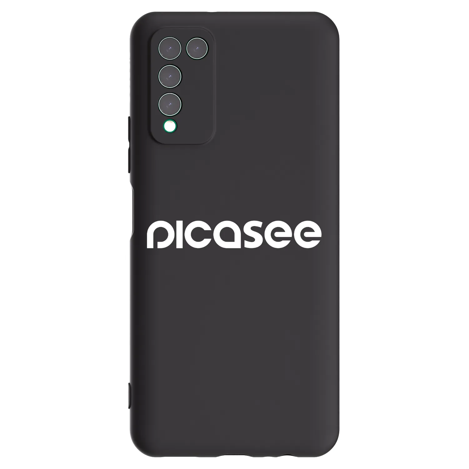 Picasee husă neagră din silicon pentru Honor 10X Lite - Picasee - new logo - white