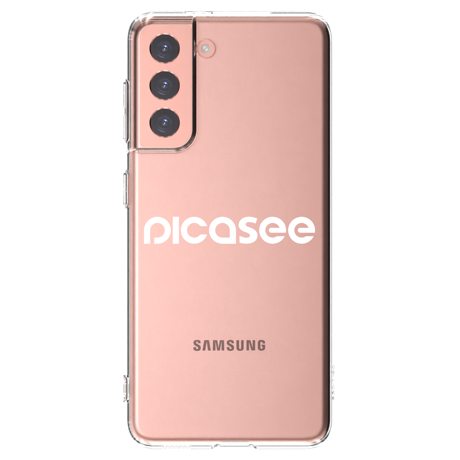 Picasee husă transparentă din silicon pentru Samsung Galaxy S21 5G G991B - Picasee - new logo - white