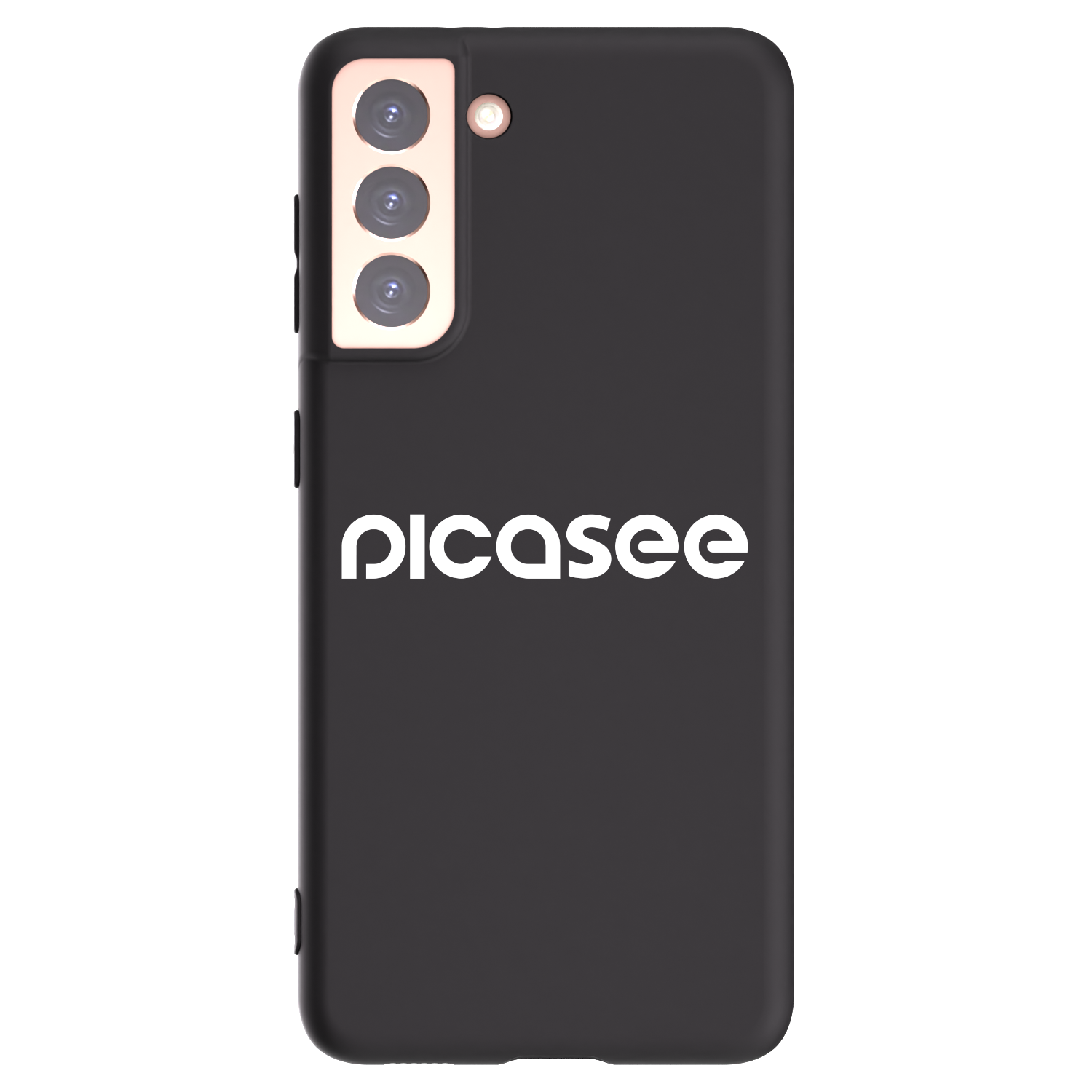 Picasee husă neagră din silicon pentru Samsung Galaxy S21 5G G991B - Picasee - new logo - white