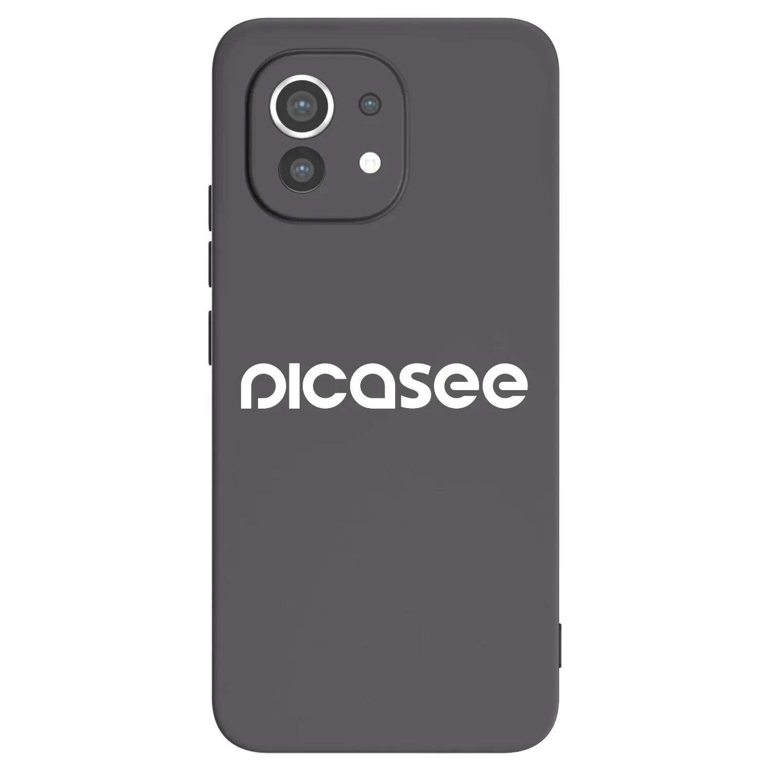 Picasee husă neagră din silicon pentru Xiaomi Mi 11 - Picasee - new logo - white