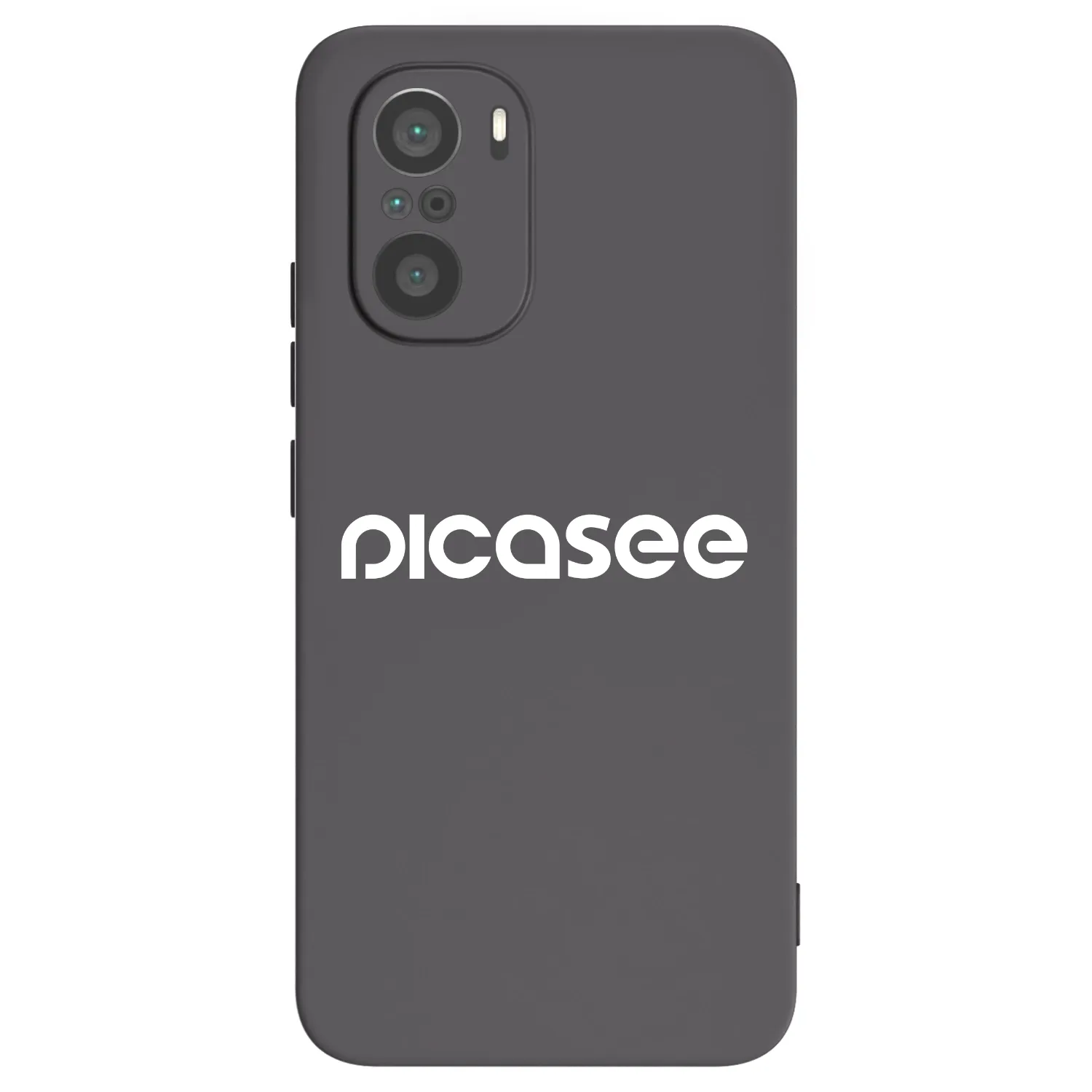 Picasee husă neagră din silicon pentru Xiaomi Poco F3 - Picasee - new logo - white