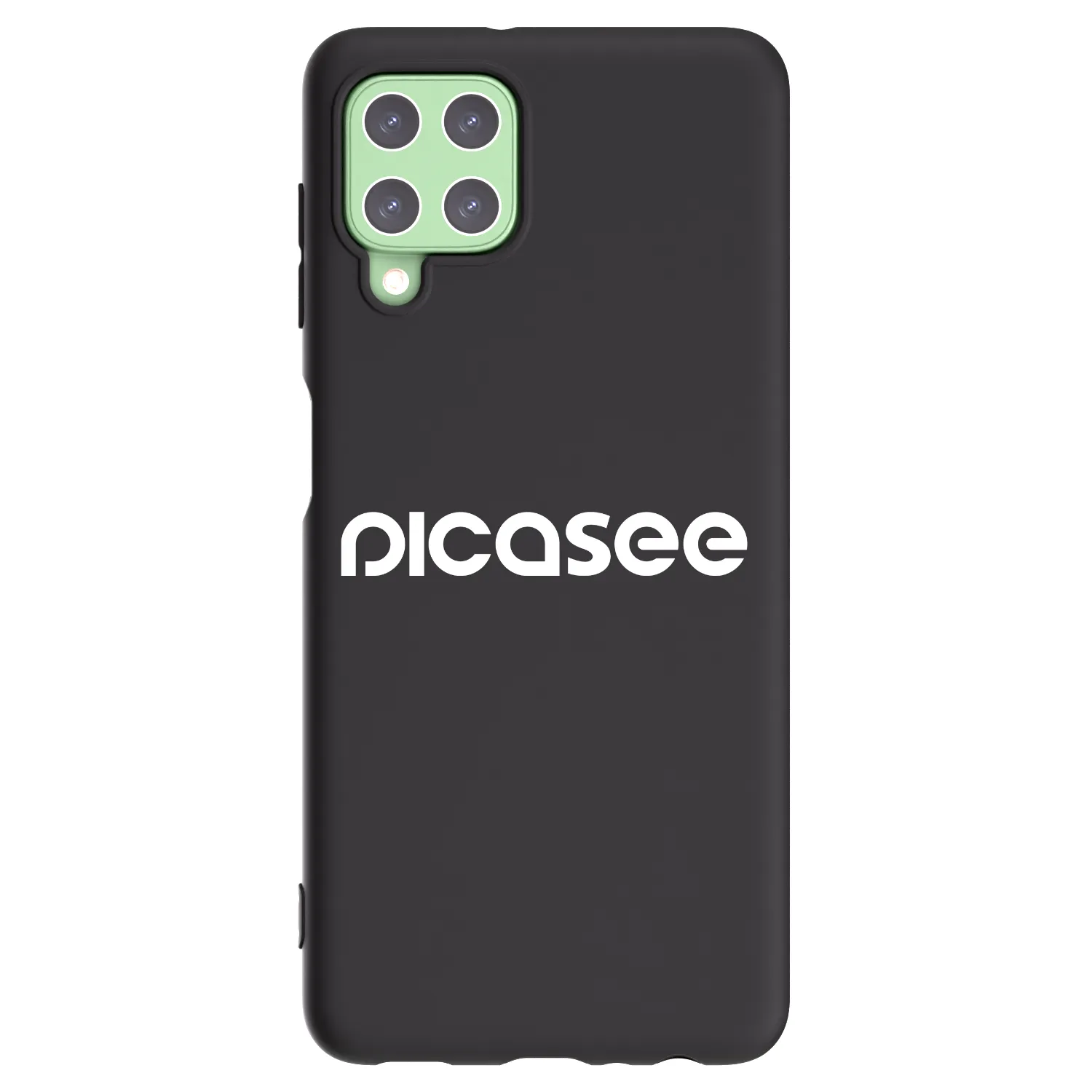 Picasee husă neagră din silicon pentru Samsung Galaxy A22 A225F 4G - Picasee - new logo - white