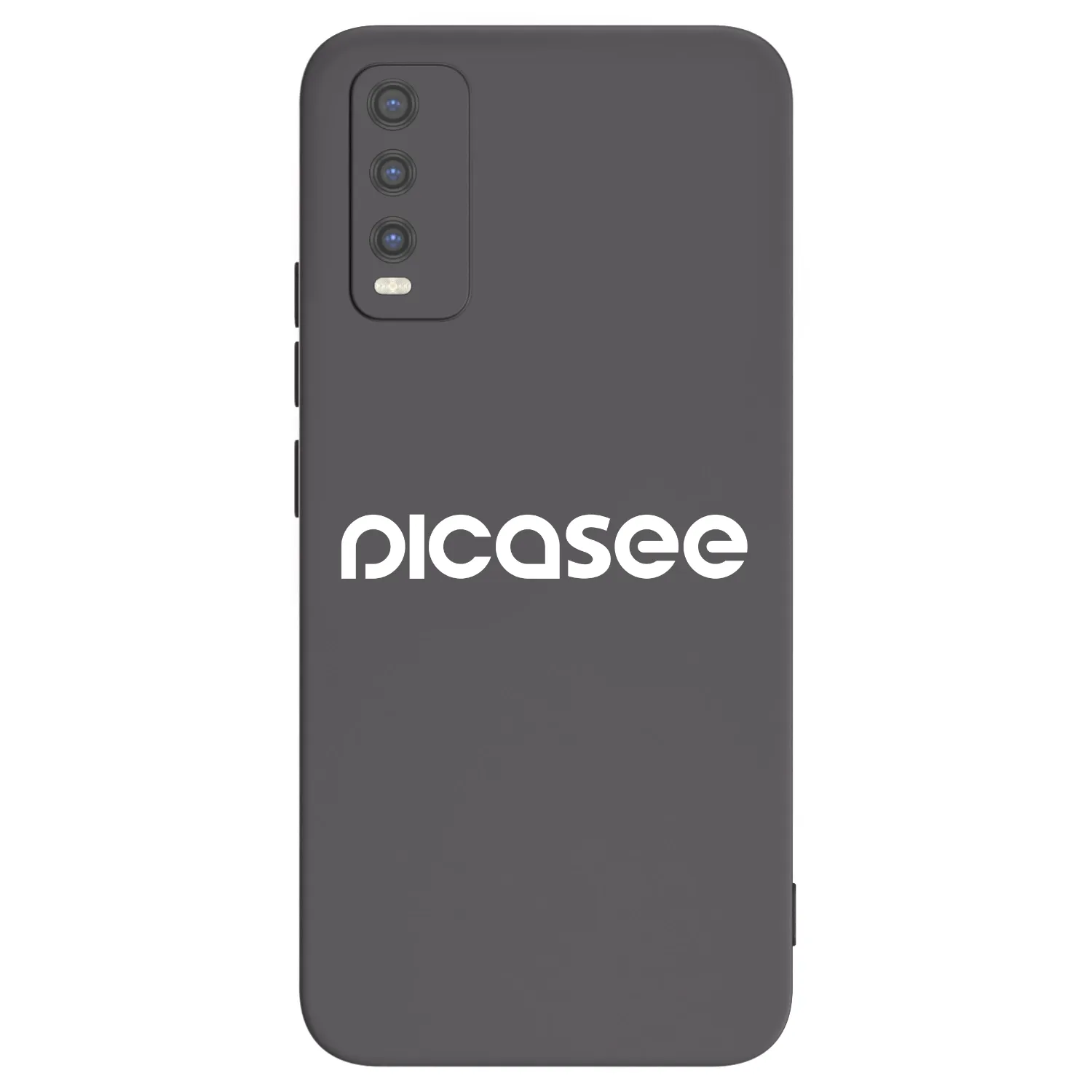 Picasee husă neagră din silicon pentru Vivo Y20s - Picasee - new logo - white