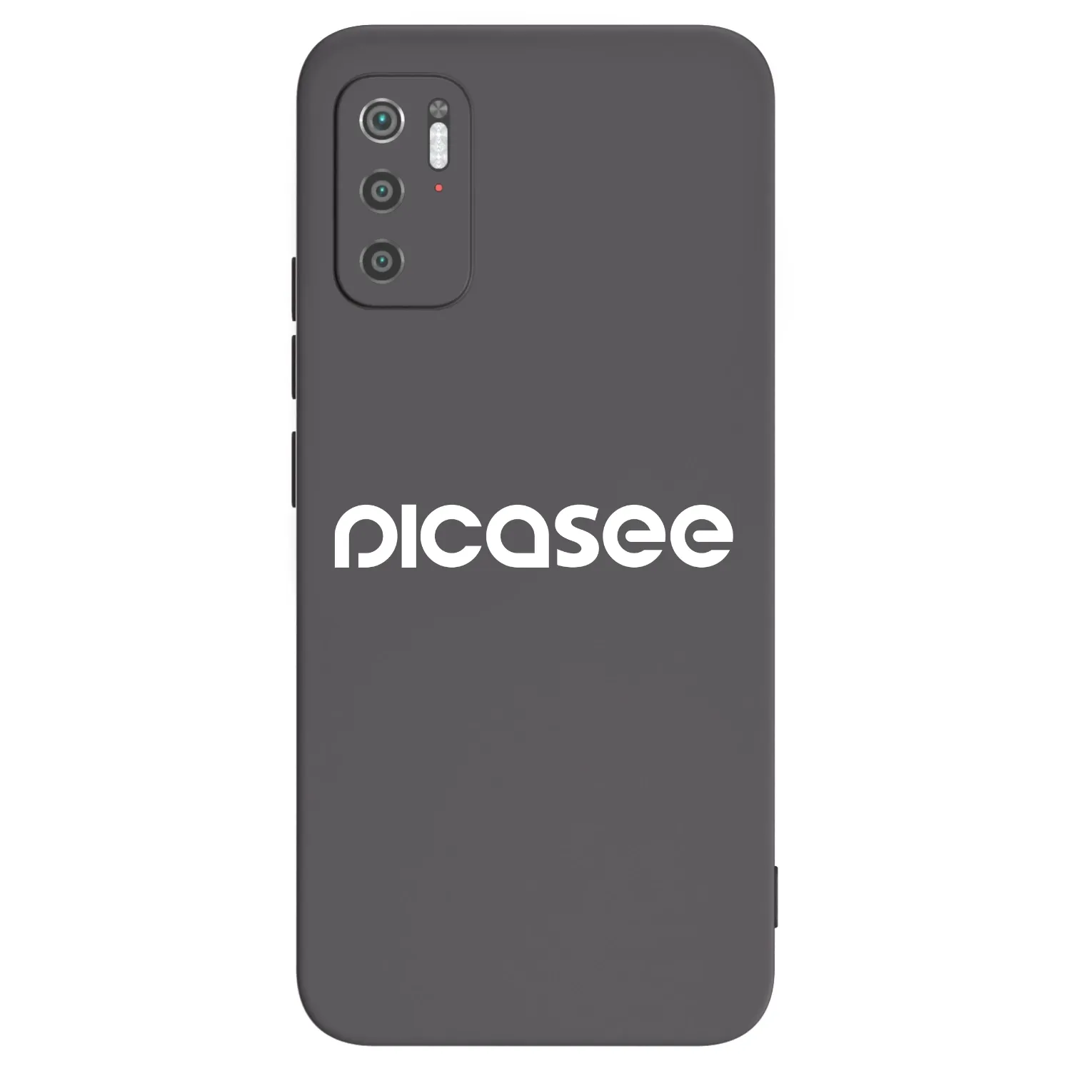 Picasee husă neagră din silicon pentru Xiaomi Poco M3 Pro 5G - Picasee - new logo - white