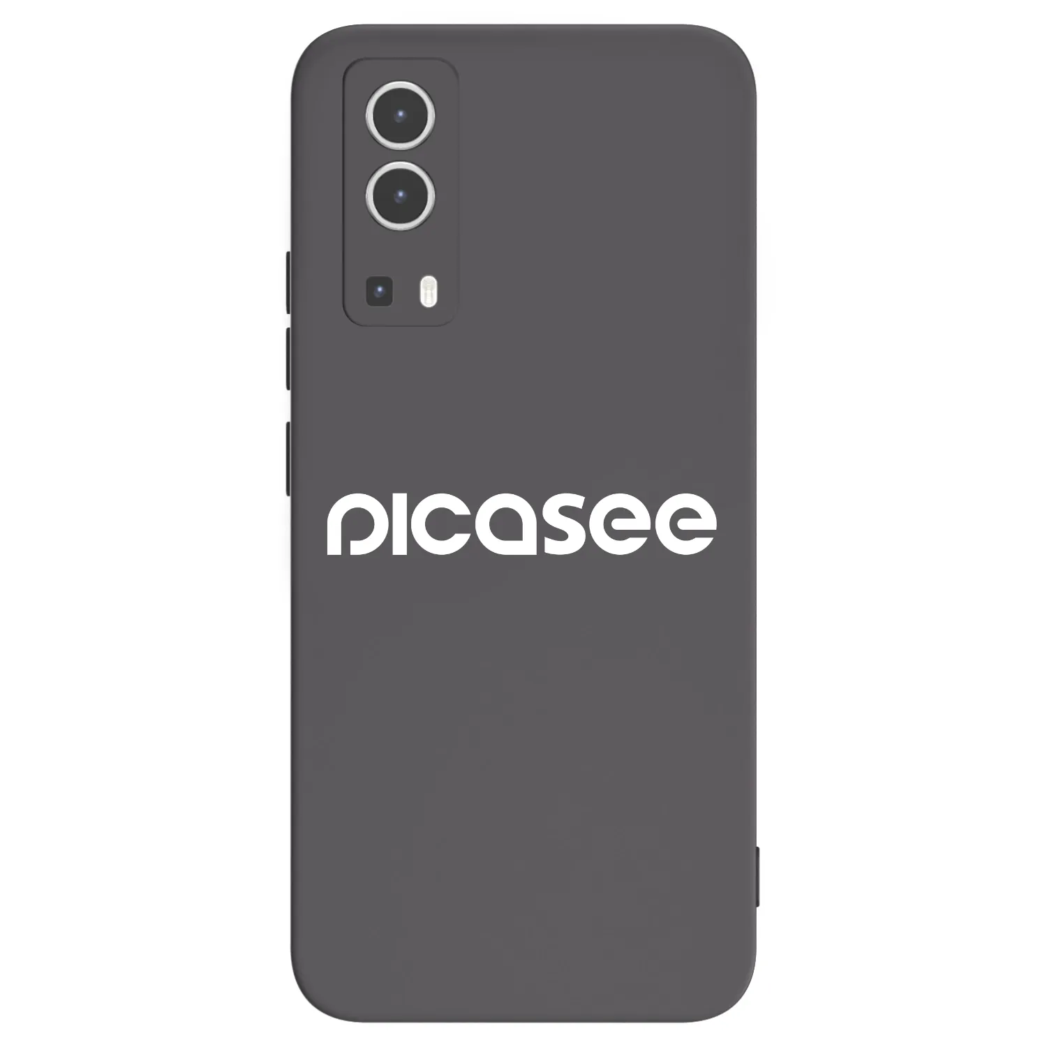Picasee husă neagră din silicon pentru Vivo Y72 5G - Picasee - new logo - white
