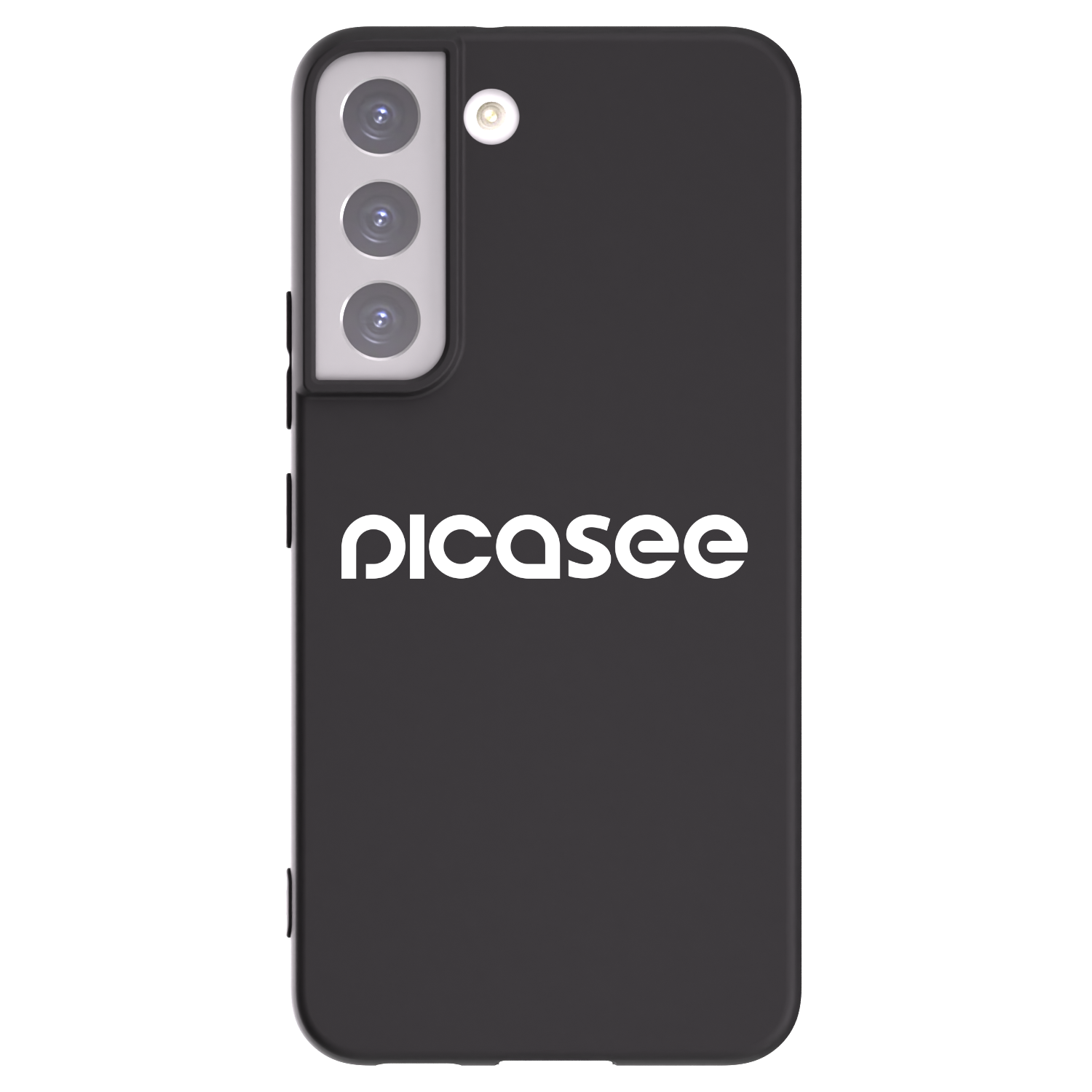 Picasee husă neagră din silicon pentru Samsung Galaxy S22 5G - Picasee - new logo - white