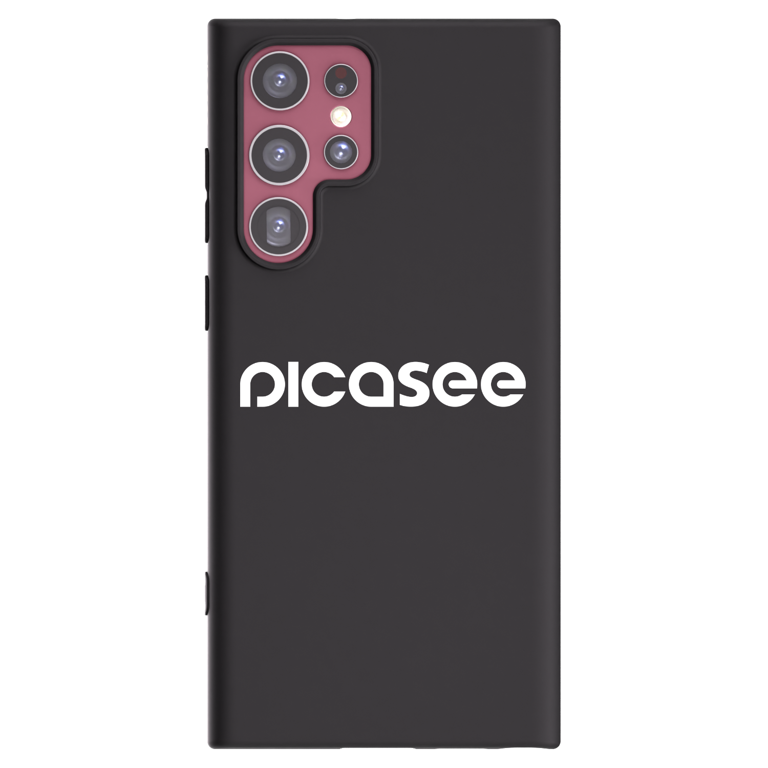 Picasee husă neagră din silicon pentru Samsung Galaxy S22 Ultra 5G - Picasee - new logo - white