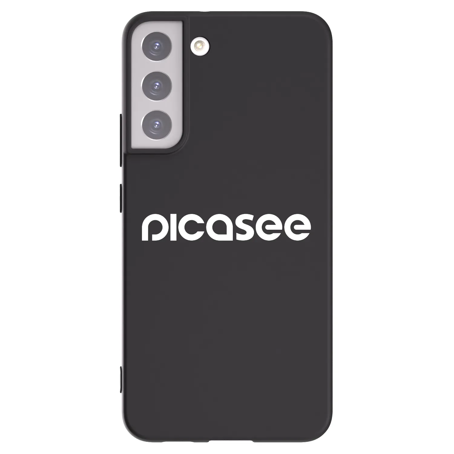Picasee husă neagră din silicon pentru Samsung Galaxy S22+ 5G - Picasee - new logo - white