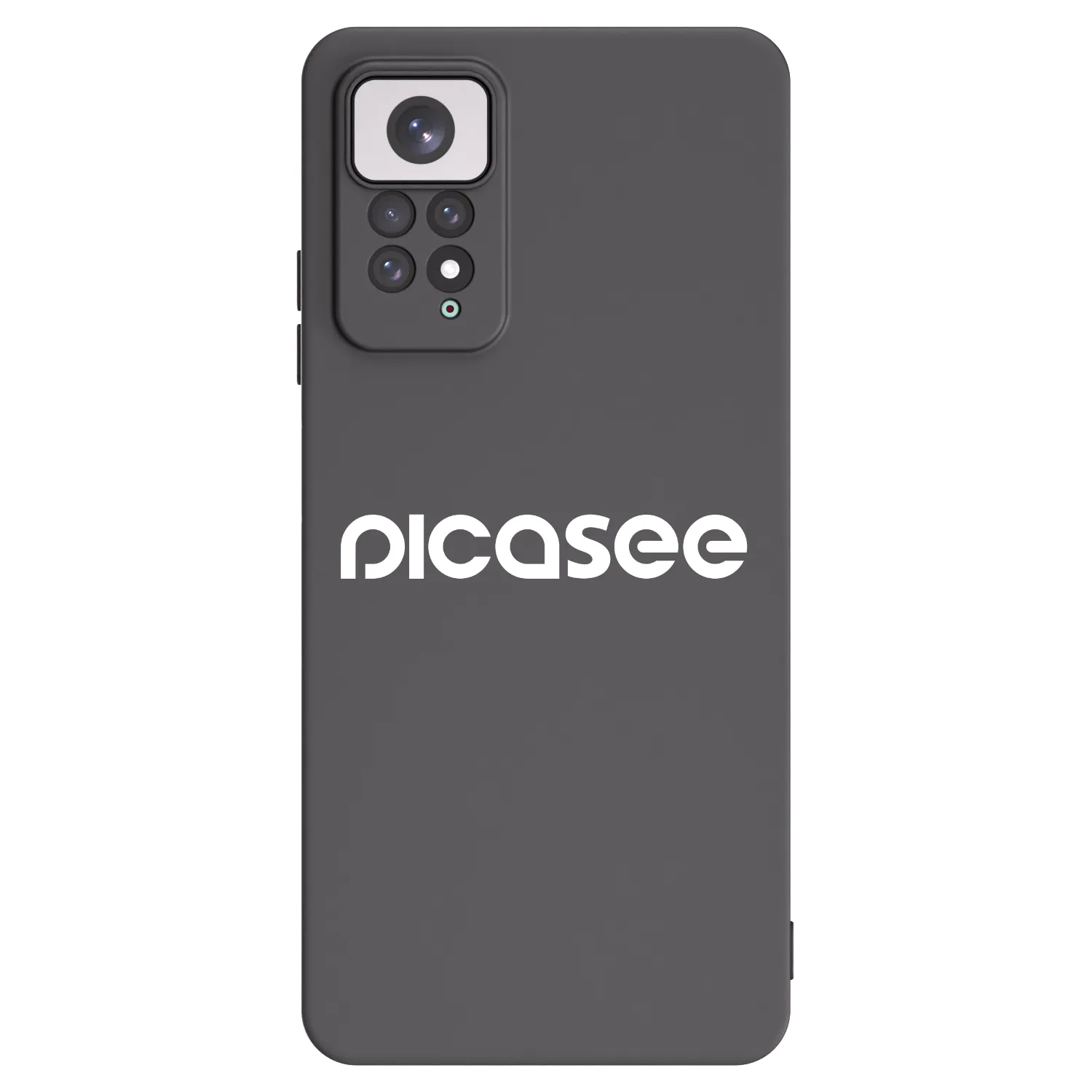 Picasee husă neagră din silicon pentru Xiaomi Redmi Note 11 - Picasee - new logo - white