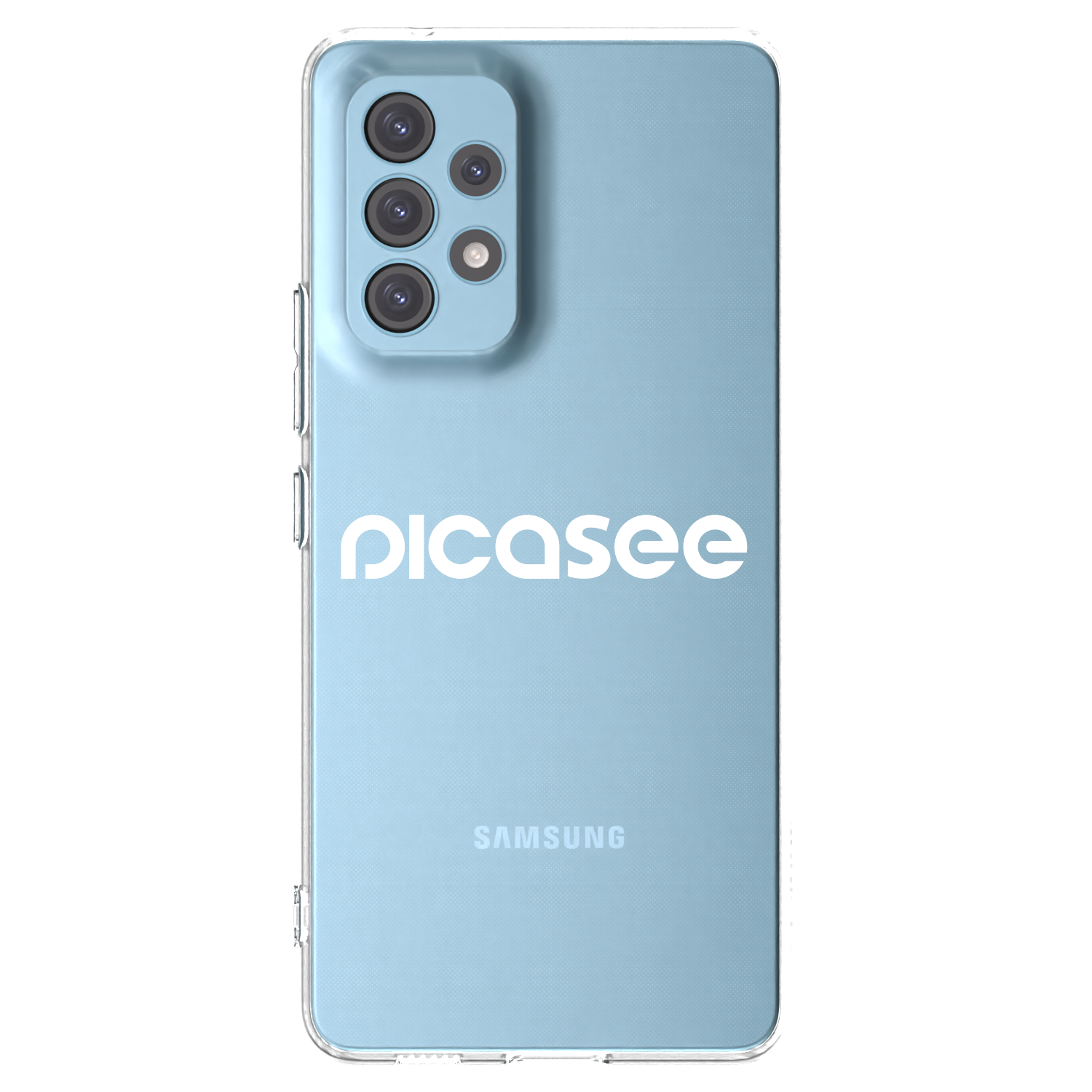Picasee husă transparentă din silicon pentru Samsung Galaxy A53 5G A536 - Picasee - new logo - white