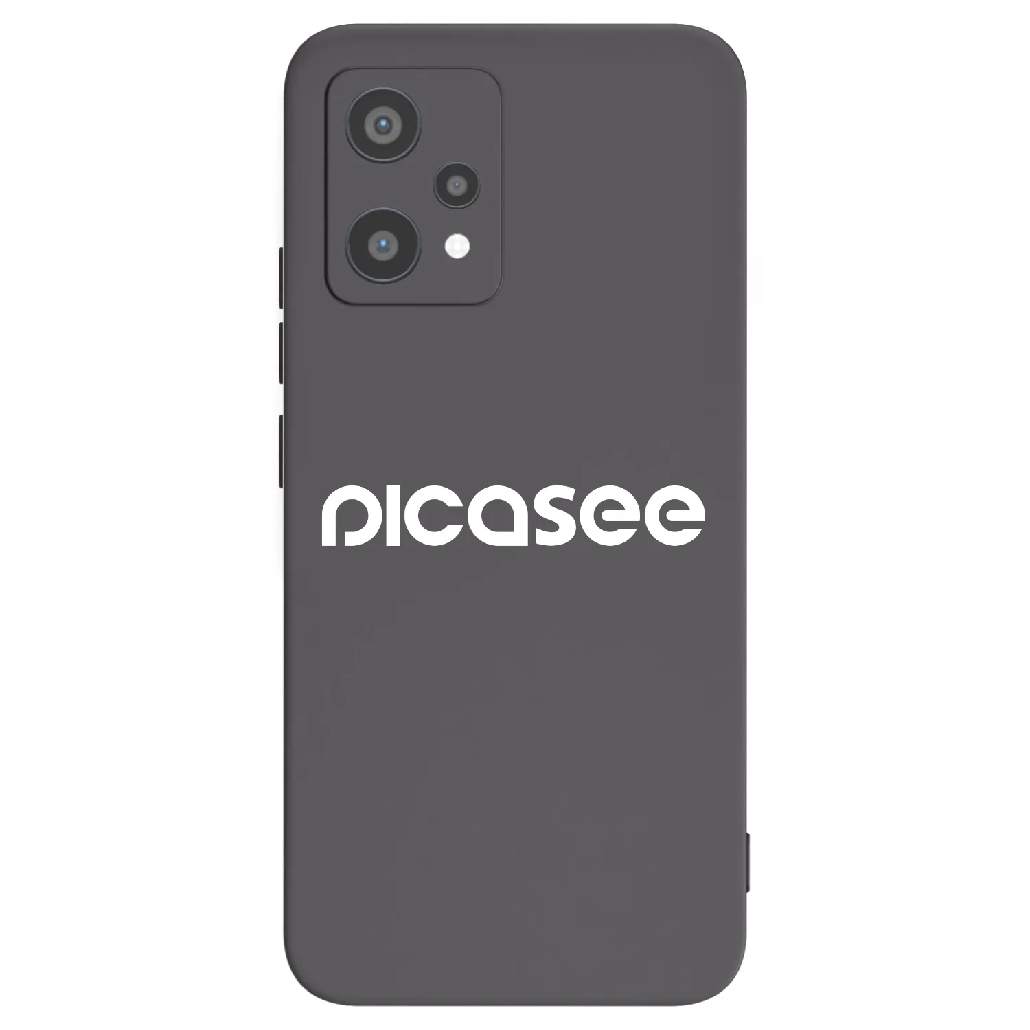 Picasee husă neagră din silicon pentru Realme 9 Pro 5G - Picasee - new logo - white