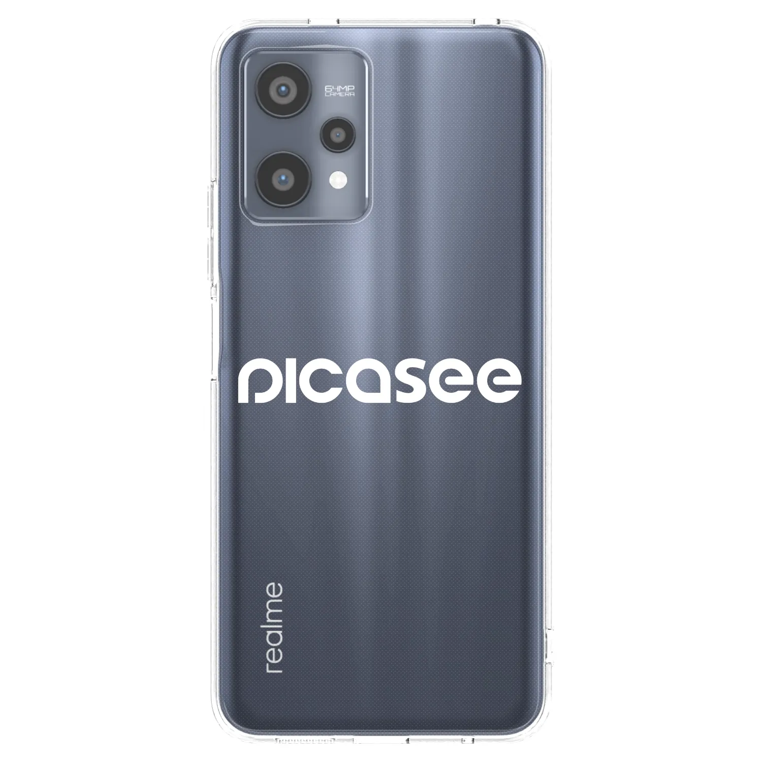 Picasee husă transparentă din silicon pentru Realme 9 Pro 5G - Picasee - new logo - white