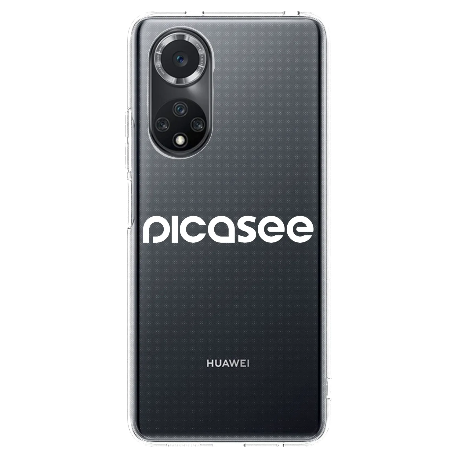 Picasee husă transparentă din silicon pentru Huawei Nova 9 SE - Picasee - new logo - white