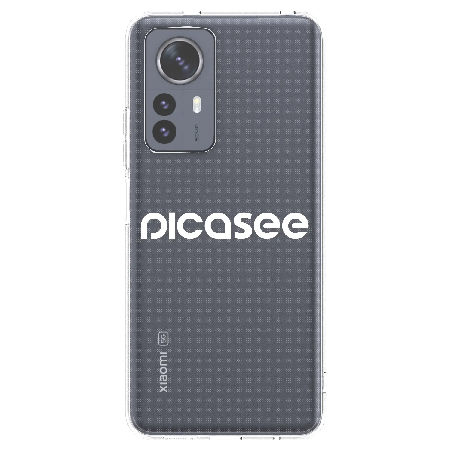 Picasee husă transparentă din silicon pentru Xiaomi 12 Pro - Picasee - new logo - white