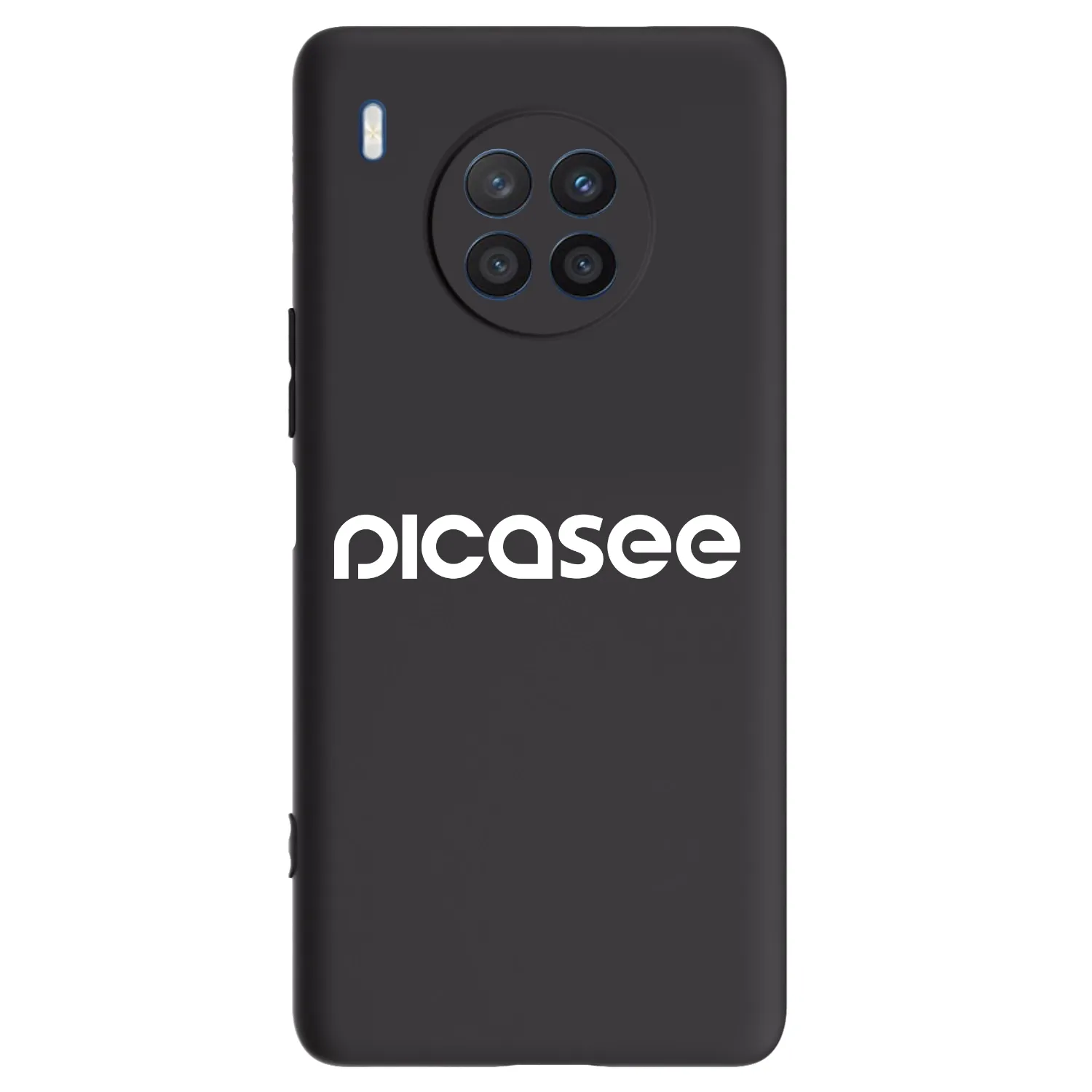 Picasee husă neagră din silicon pentru Honor 50 Lite - Picasee - new logo - white