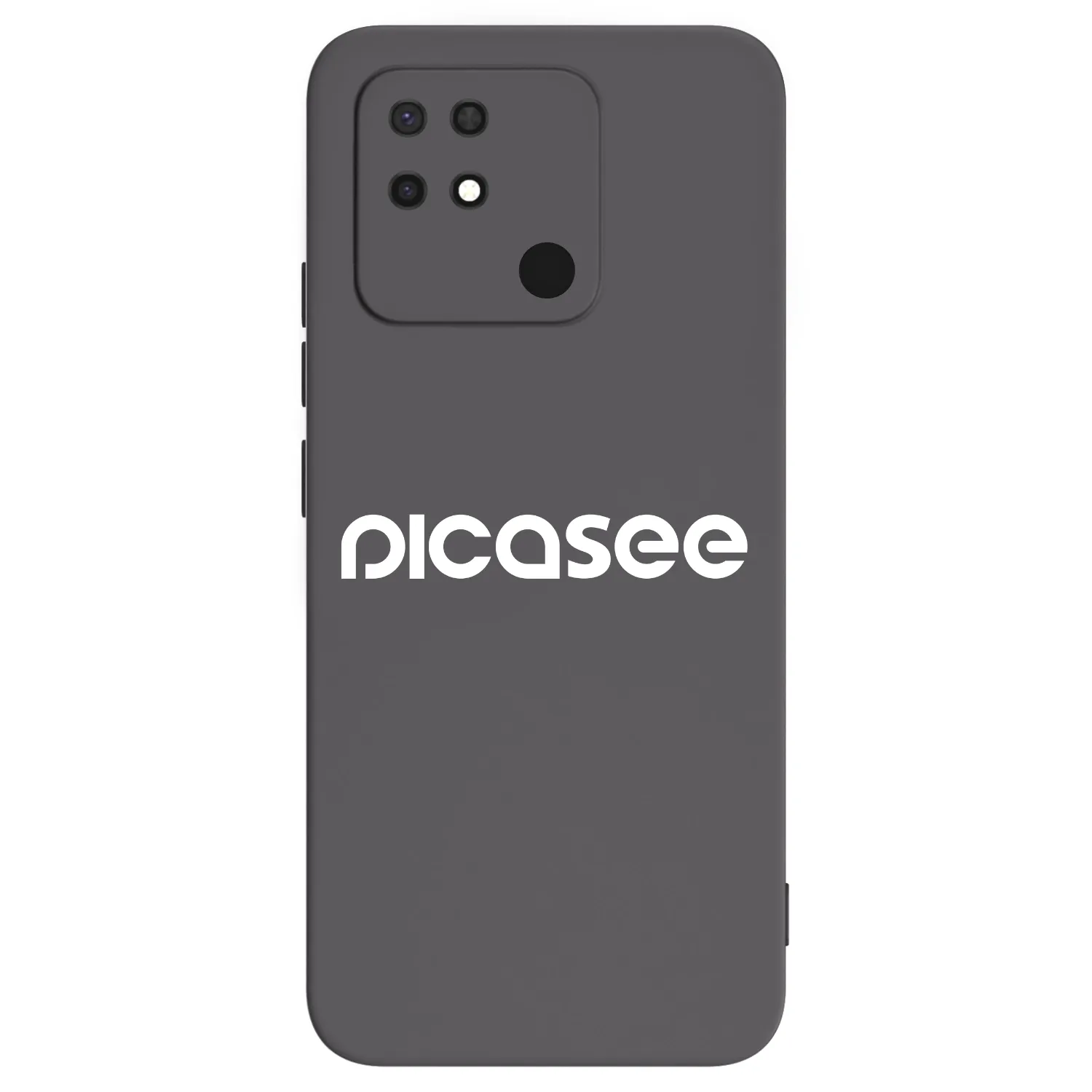 Picasee husă neagră din silicon pentru Xiaomi Redmi 10C - Picasee - new logo - white