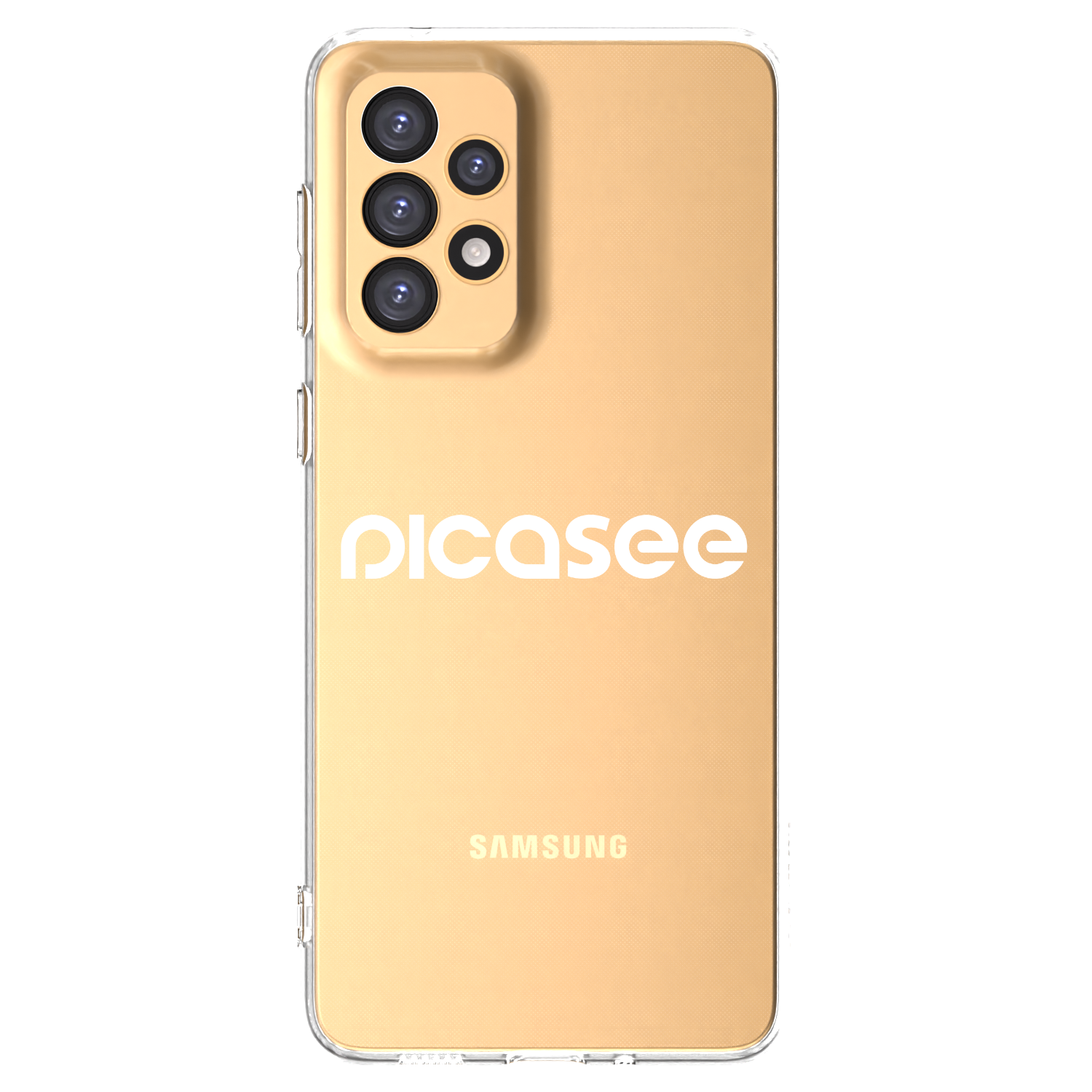 Picasee husă transparentă din silicon pentru Samsung Galaxy A33 5G A336 - Picasee - new logo - white