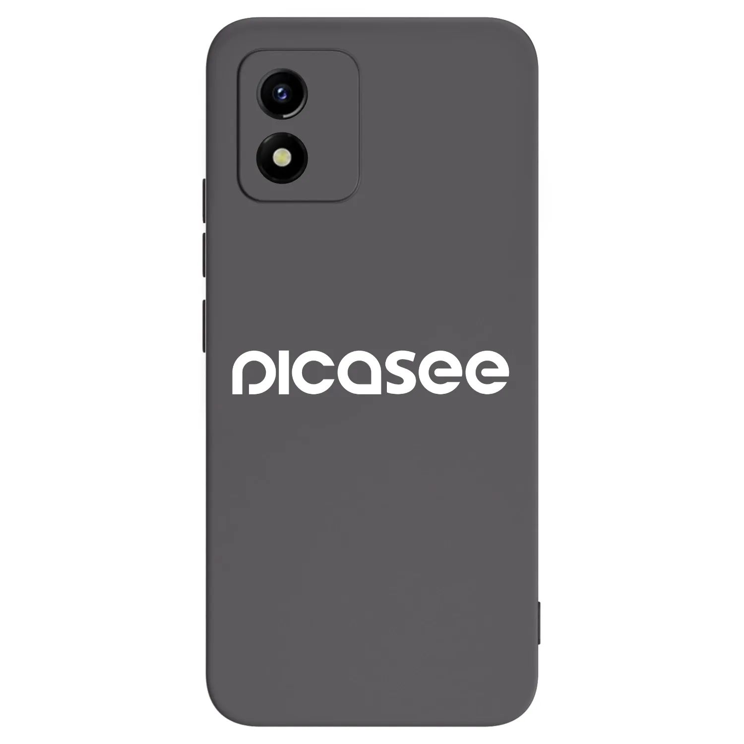 Picasee husă neagră din silicon pentru Vivo Y01 - Picasee - new logo - white