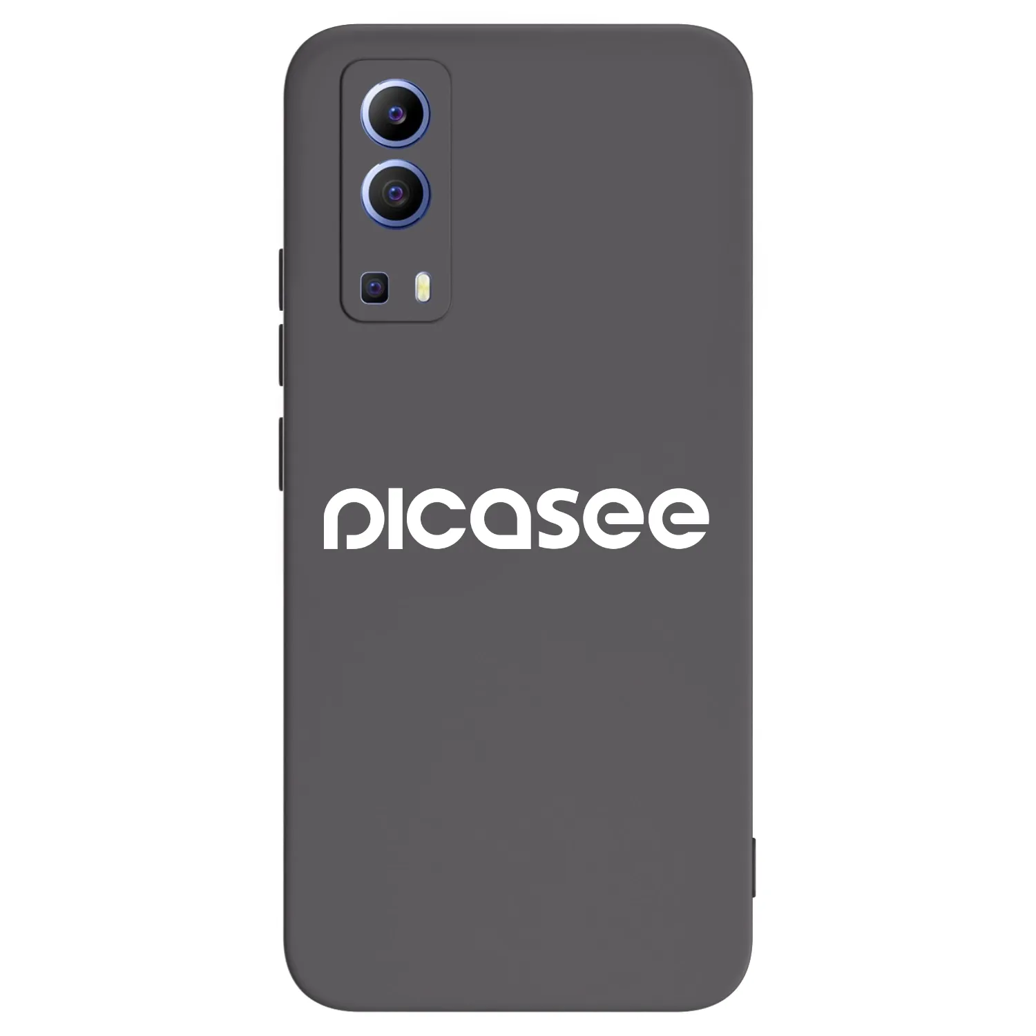 Picasee husă neagră din silicon pentru Vivo Y52 5G - Picasee - new logo - white