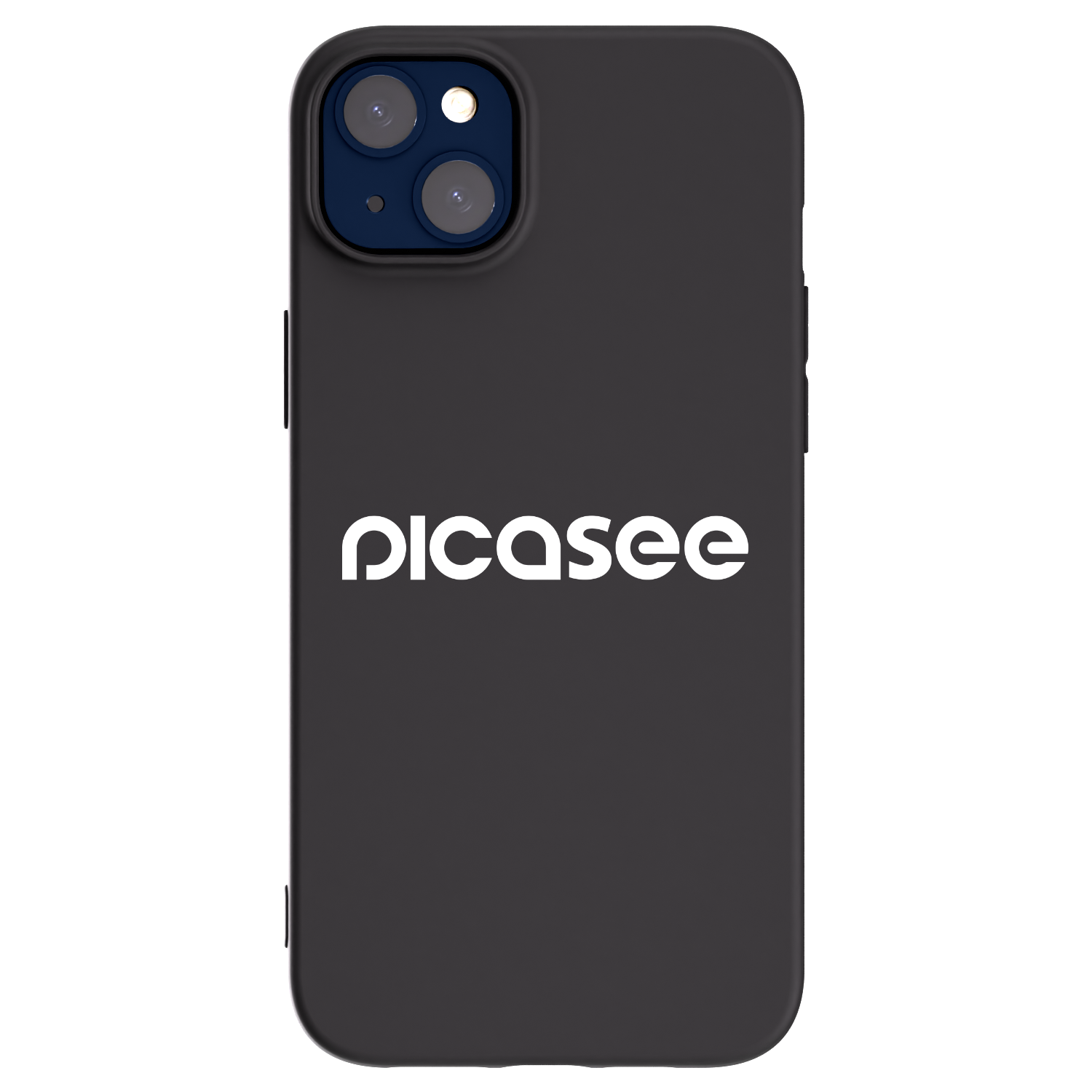 Picasee husă neagră din silicon pentru Apple iPhone 14 Plus - Picasee - new logo - white