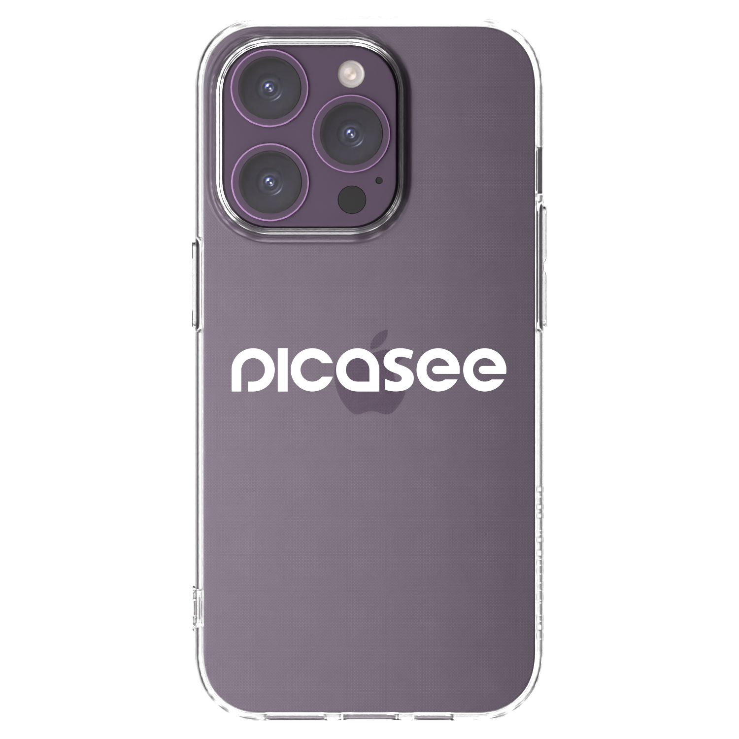 Picasee husă transparentă din silicon pentru Apple iPhone 14 Pro - Picasee - new logo - white
