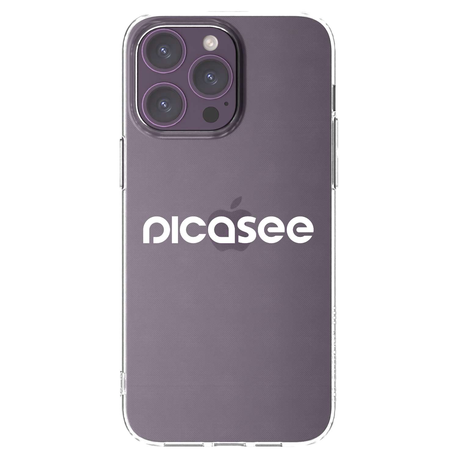 Picasee husă transparentă din silicon pentru Apple iPhone 14 Pro Max - Picasee - new logo - white
