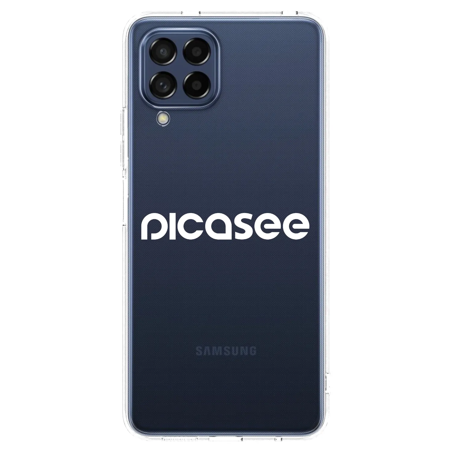 Picasee husă transparentă din silicon pentru Samsung Galaxy M53 5G - Picasee - new logo - white