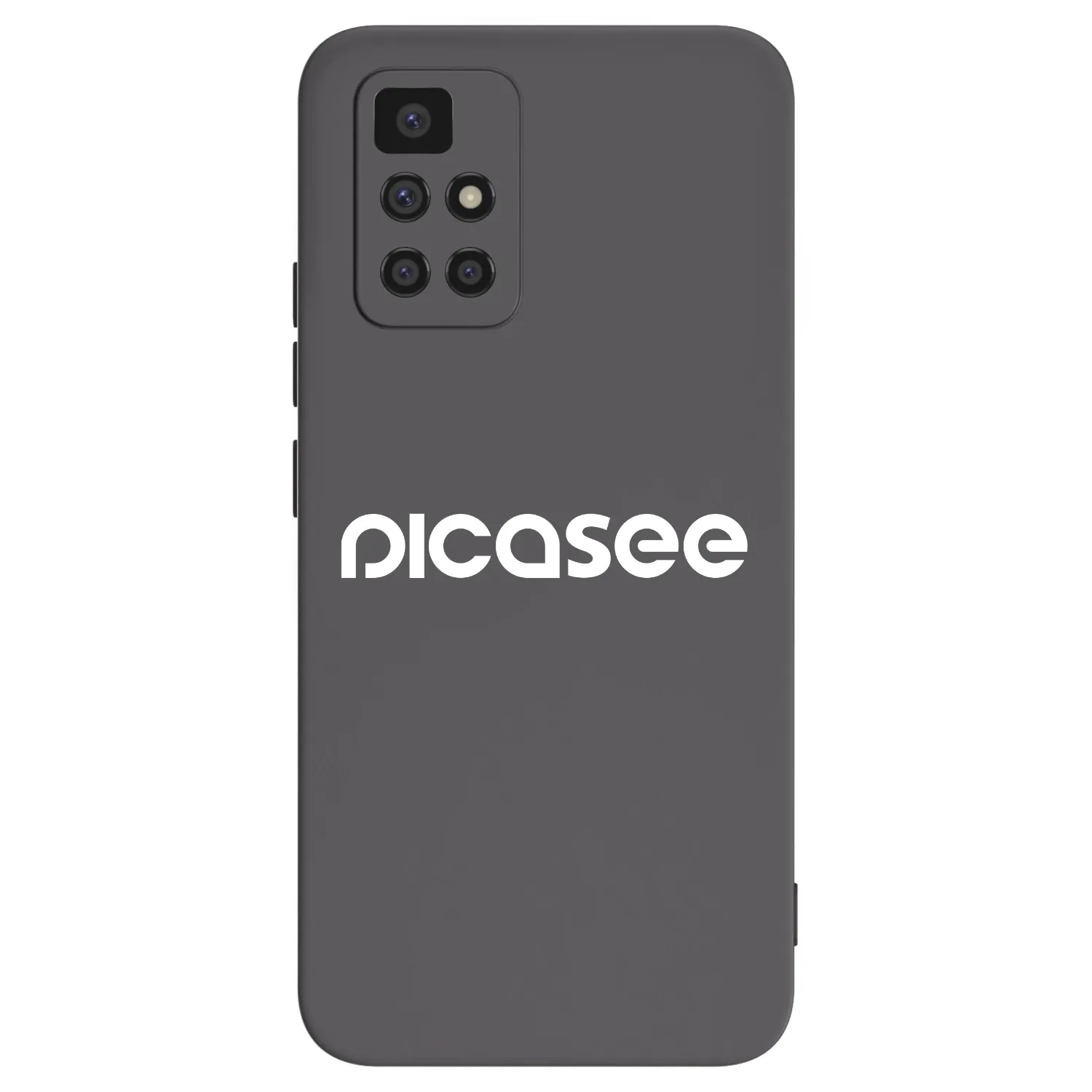 Picasee husă neagră din silicon pentru Xiaomi Redmi 10 (2022) - Picasee - new logo - white