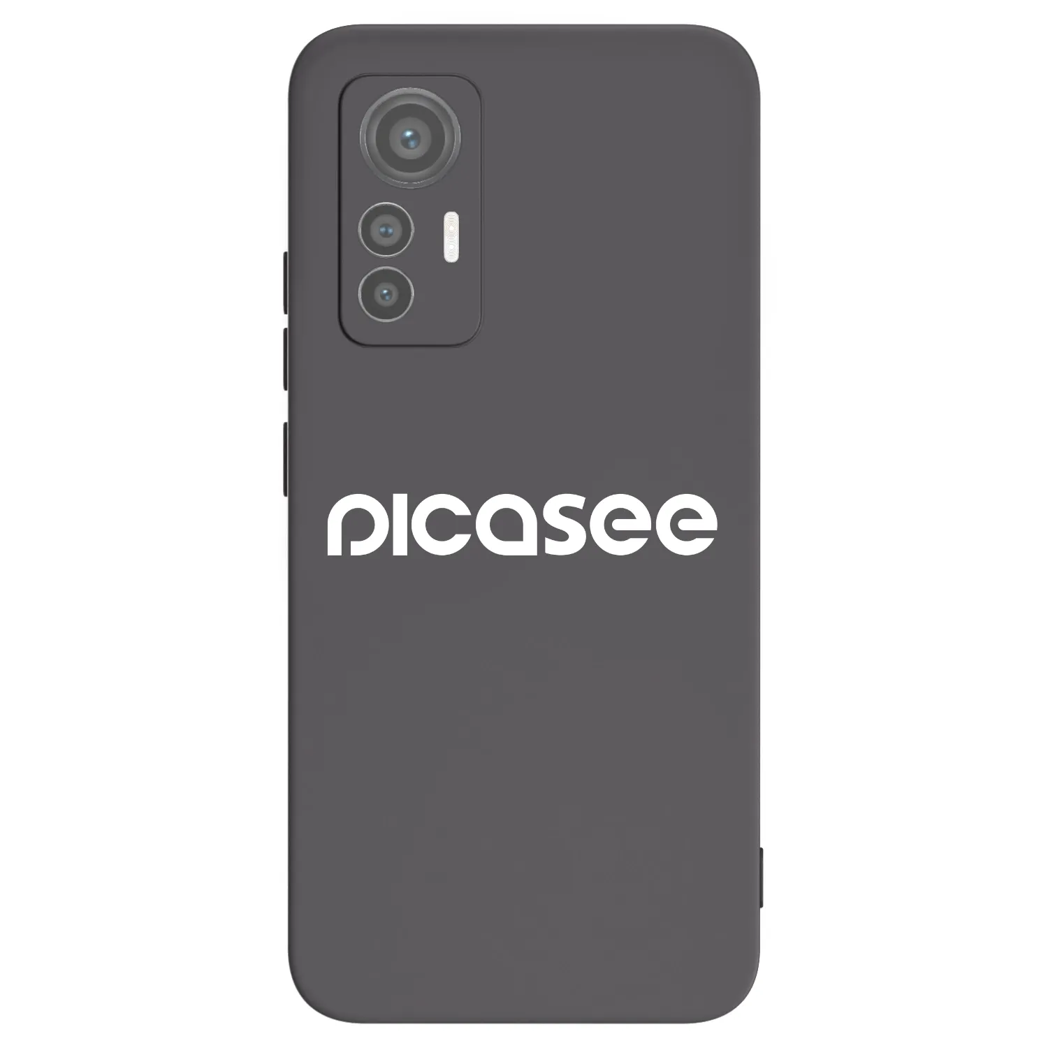 Picasee husă neagră din silicon pentru Xiaomi 12 Lite - Picasee - new logo - white