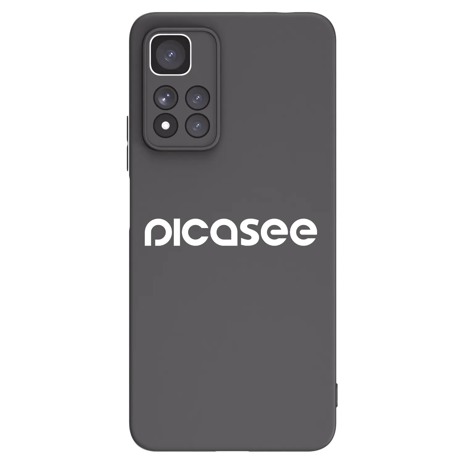 Picasee husă neagră din silicon pentru Xiaomi Redmi Note 11 Pro+ 5G - Picasee - new logo - white