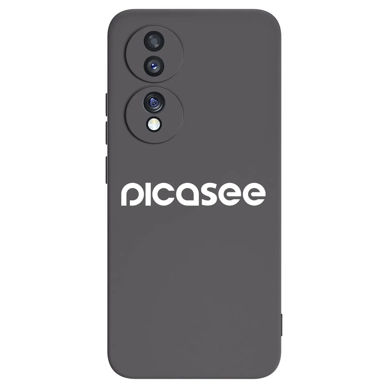 Picasee husă neagră din silicon pentru Honor 70 - Picasee - new logo - white