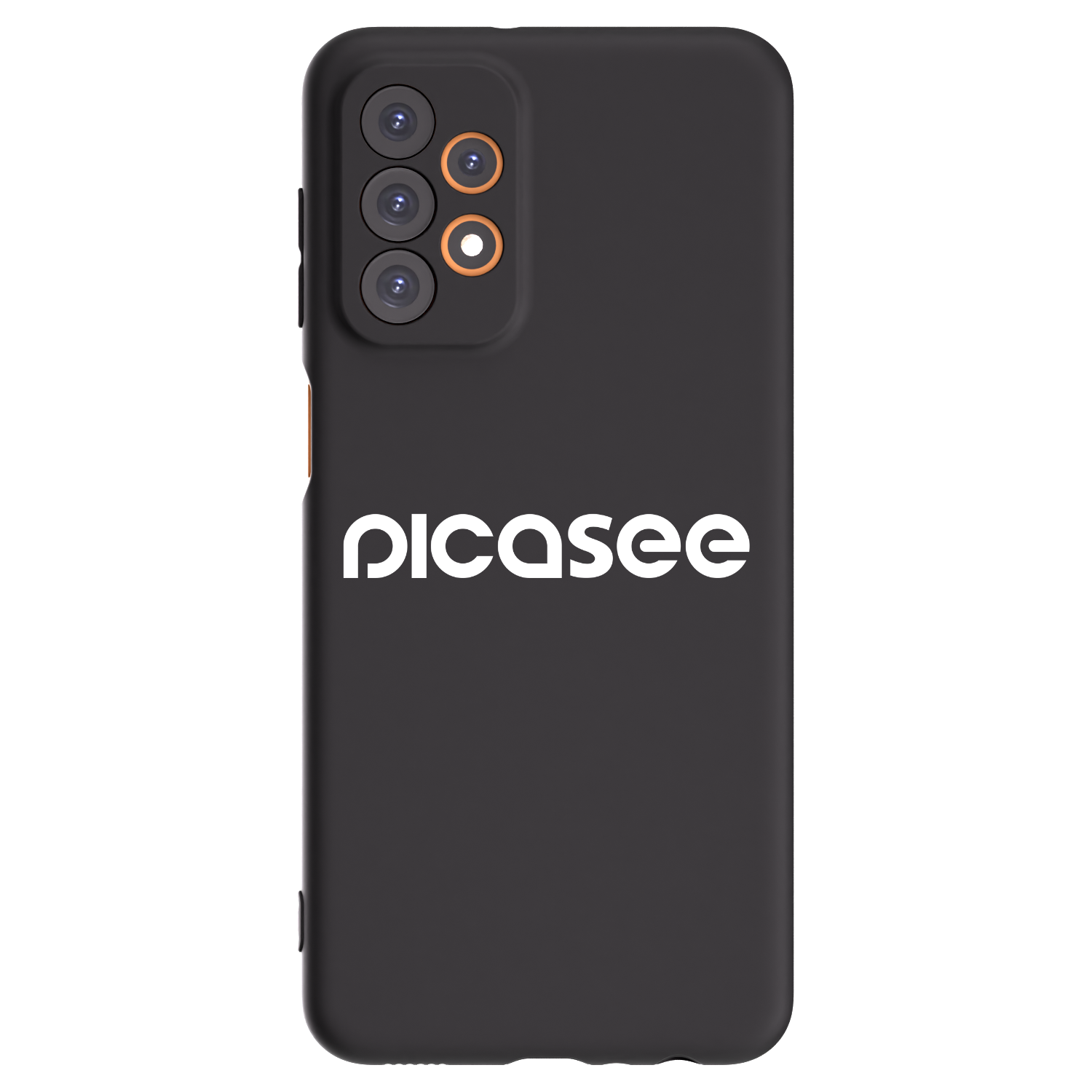 Picasee husă neagră din silicon pentru Samsung Galaxy A23 A235F 4G - Picasee - new logo - white