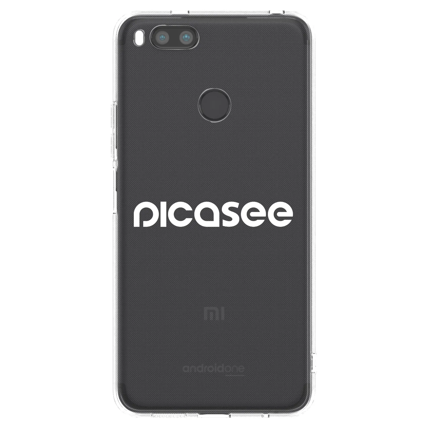 Picasee husă transparentă din silicon pentru Xiaomi Redmi A1 - Picasee - new logo - white