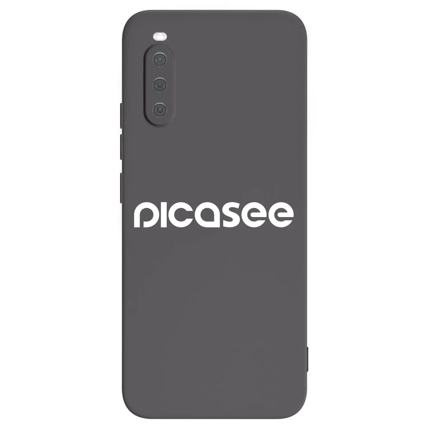 Picasee husă neagră din silicon pentru Sony Xperia 10 III - Picasee - new logo - white