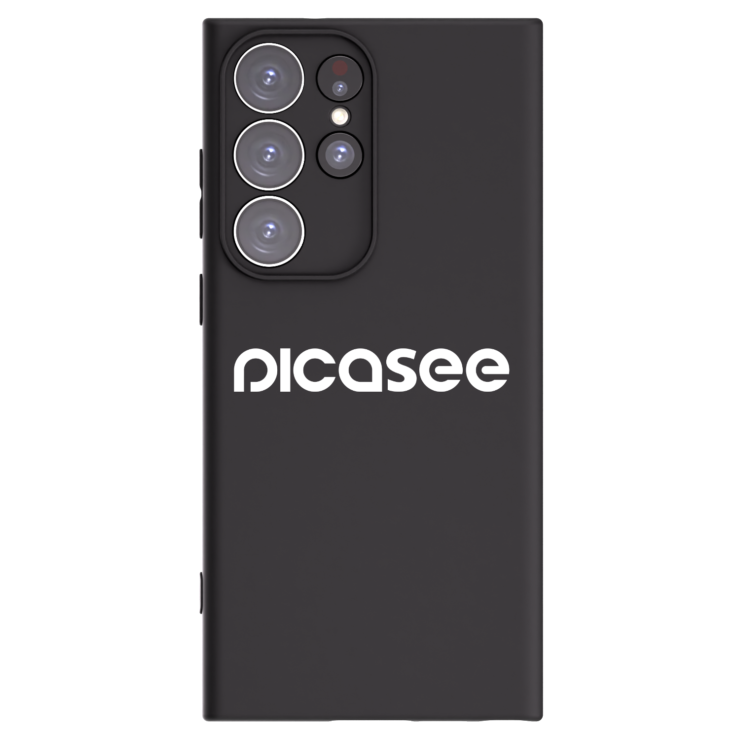 Picasee husă neagră din silicon pentru Samsung Galaxy S23 Ultra 5G - Picasee - new logo - white