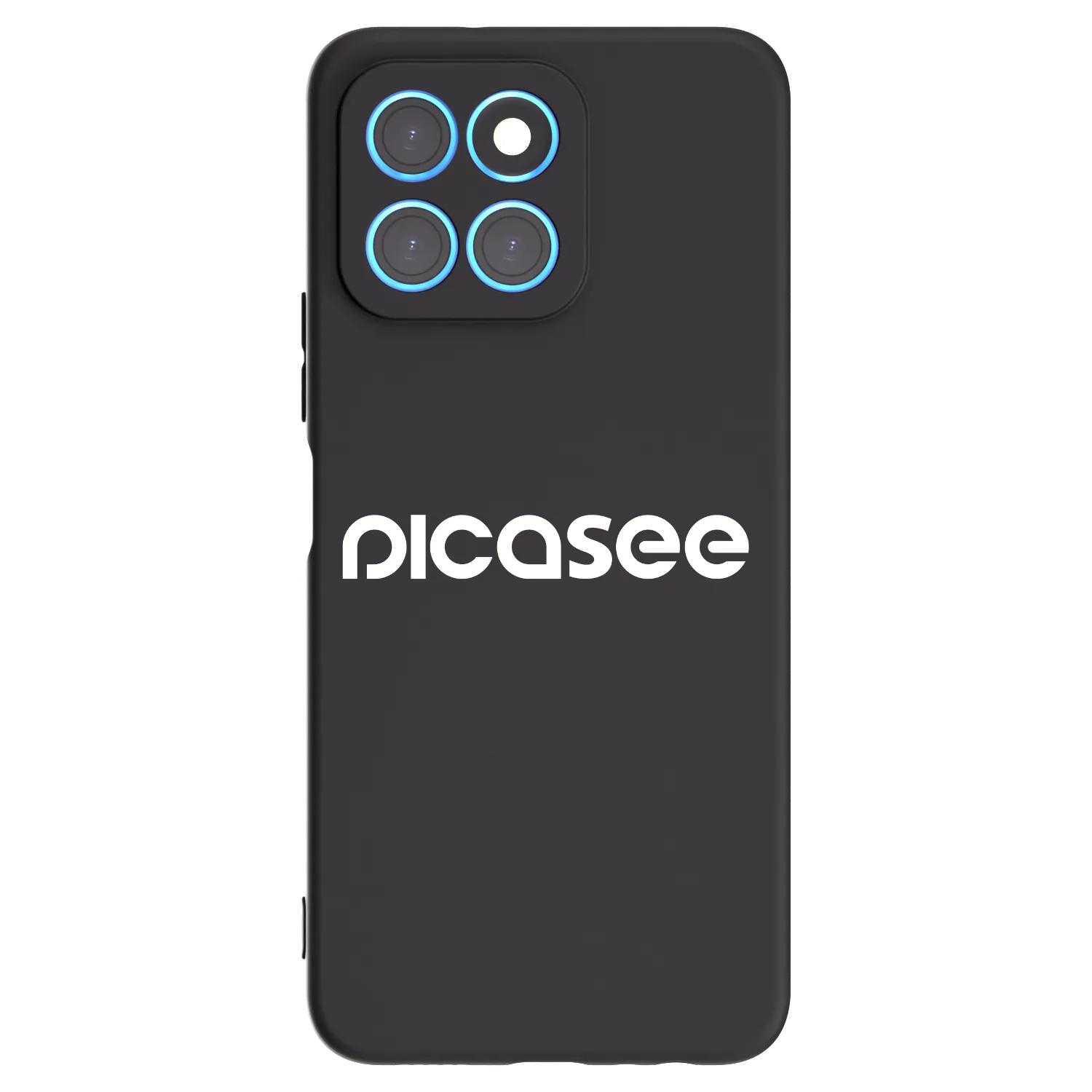 Picasee husă neagră din silicon pentru Honor X6 - Picasee - new logo - white
