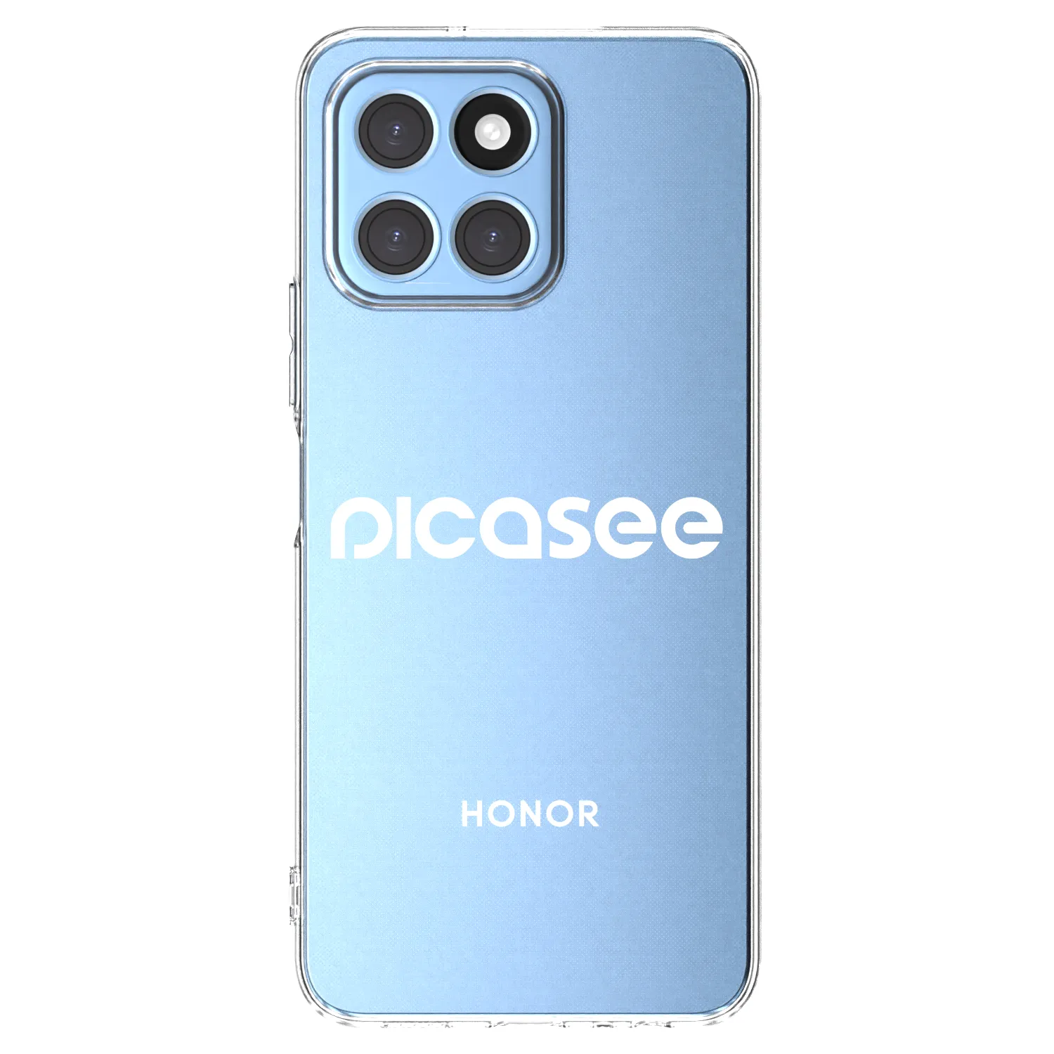 Picasee husă transparentă din silicon pentru Honor X6 - Picasee - new logo - white
