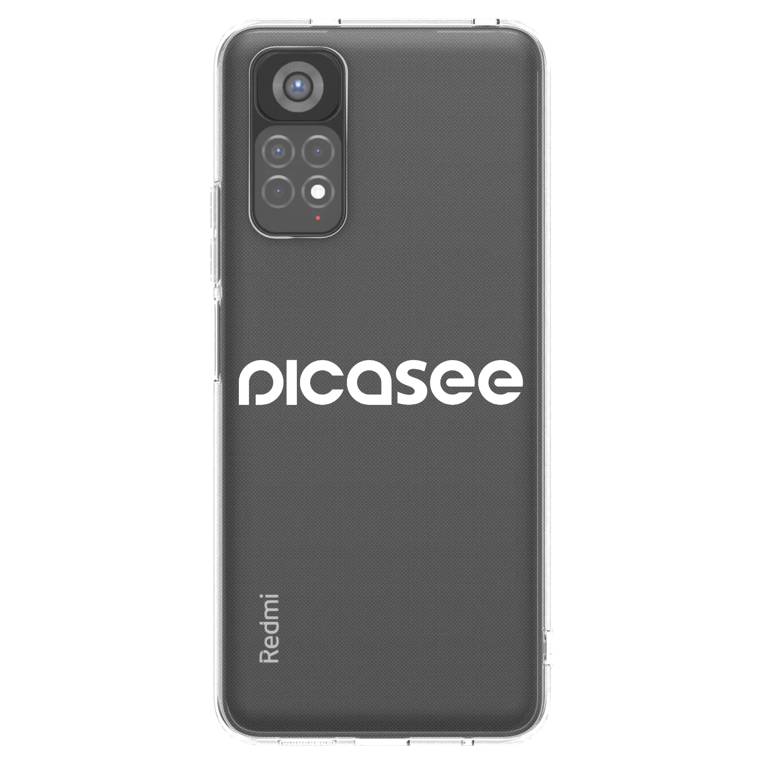 Picasee husă transparentă din silicon pentru Xiaomi Redmi Note 11S 5G - Picasee - new logo - white