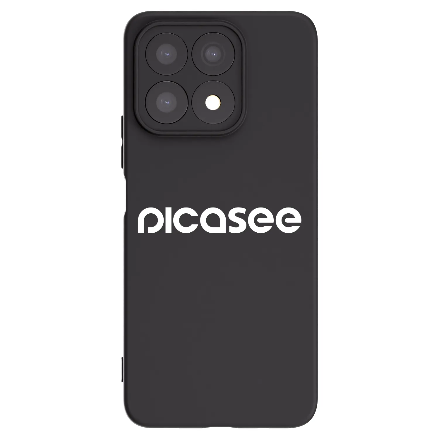 Picasee husă neagră din silicon pentru Honor X8a - Picasee - new logo - white