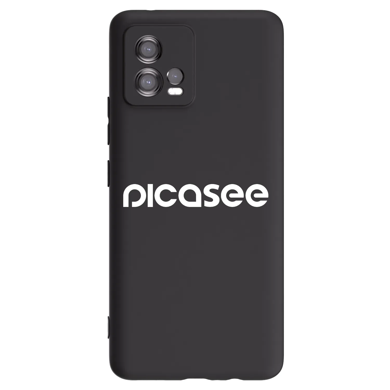 Picasee husă neagră din silicon pentru Motorola Moto G72 - Picasee - new logo - white