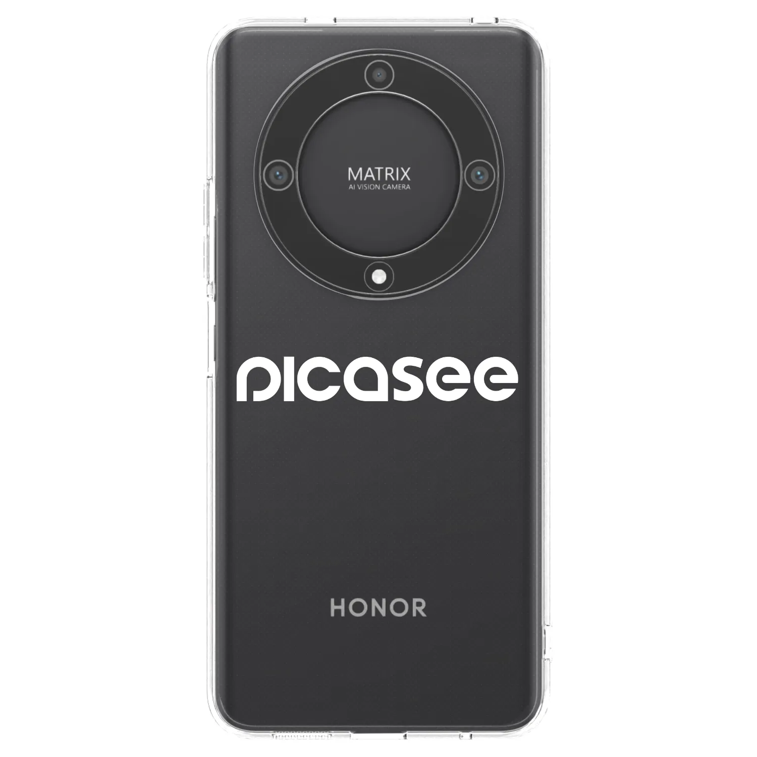 Picasee husă transparentă din silicon pentru Honor Magic5 Lite 5G - Picasee - new logo - white