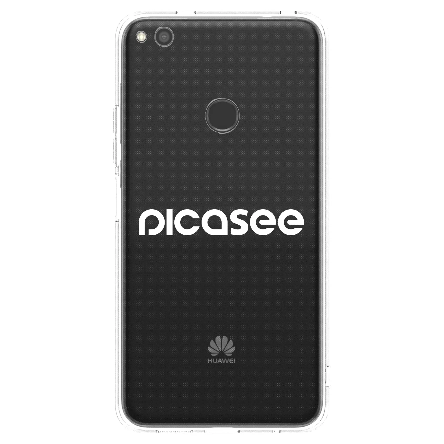 Picasee husă transparentă din silicon pentru Huawei P9 Lite 2017 - Picasee - new logo - white