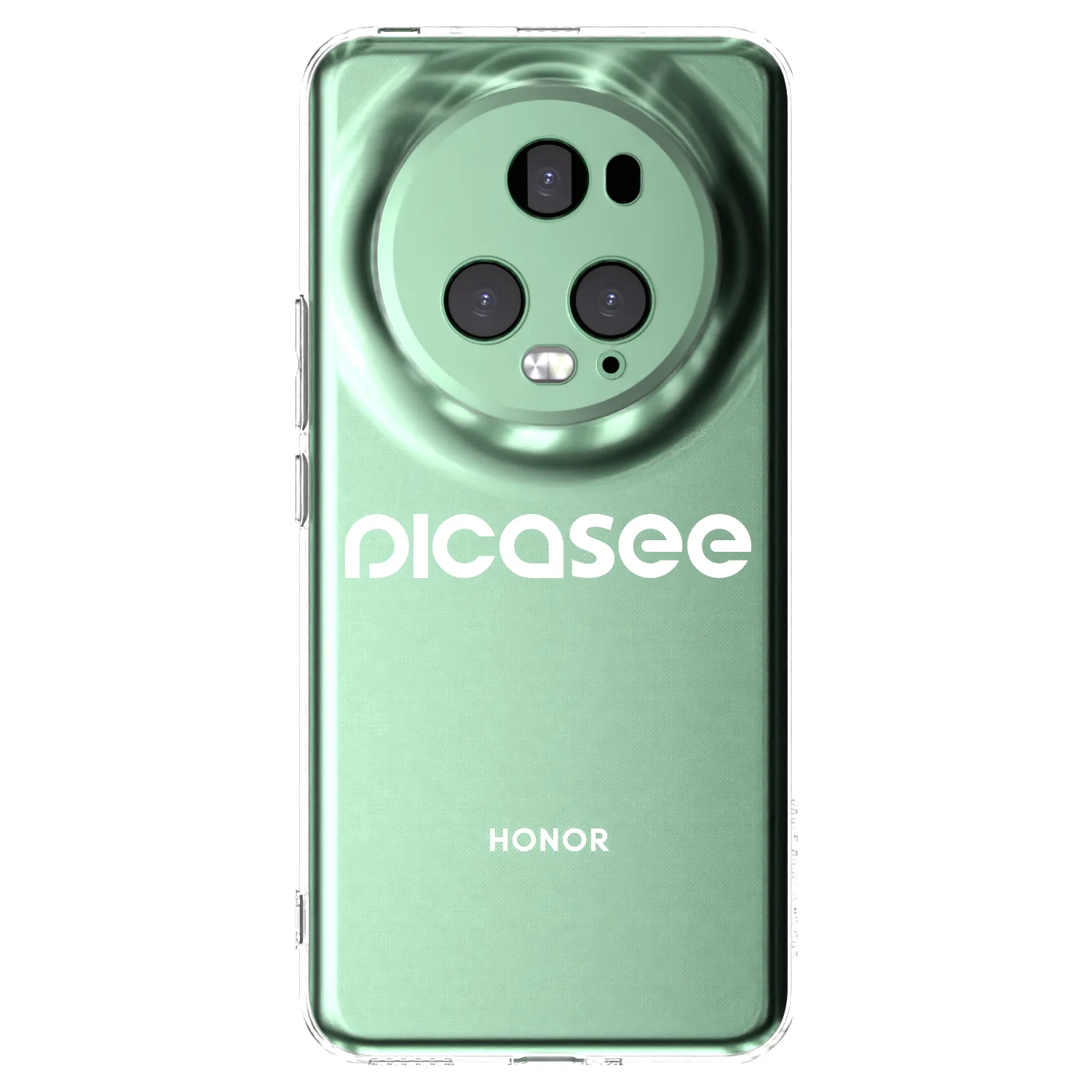 Picasee husă transparentă din silicon pentru Honor Magic5 Pro - Picasee - new logo - white