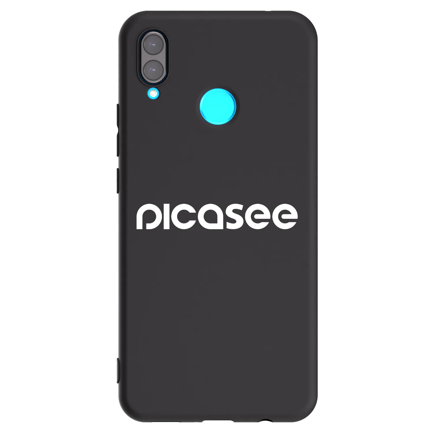 Picasee husă neagră din silicon pentru Huawei Nova 3i - Picasee - new logo - white