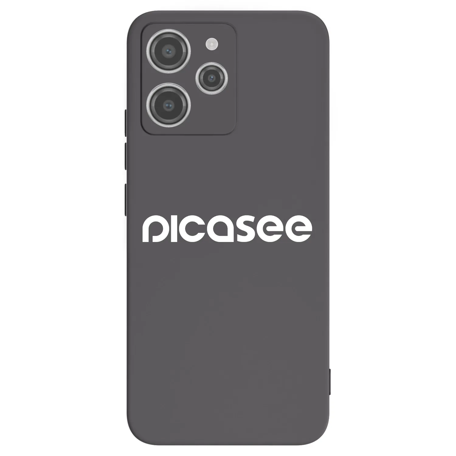 Picasee husă neagră din silicon pentru Xiaomi Redmi 12 4G - Picasee - new logo - white