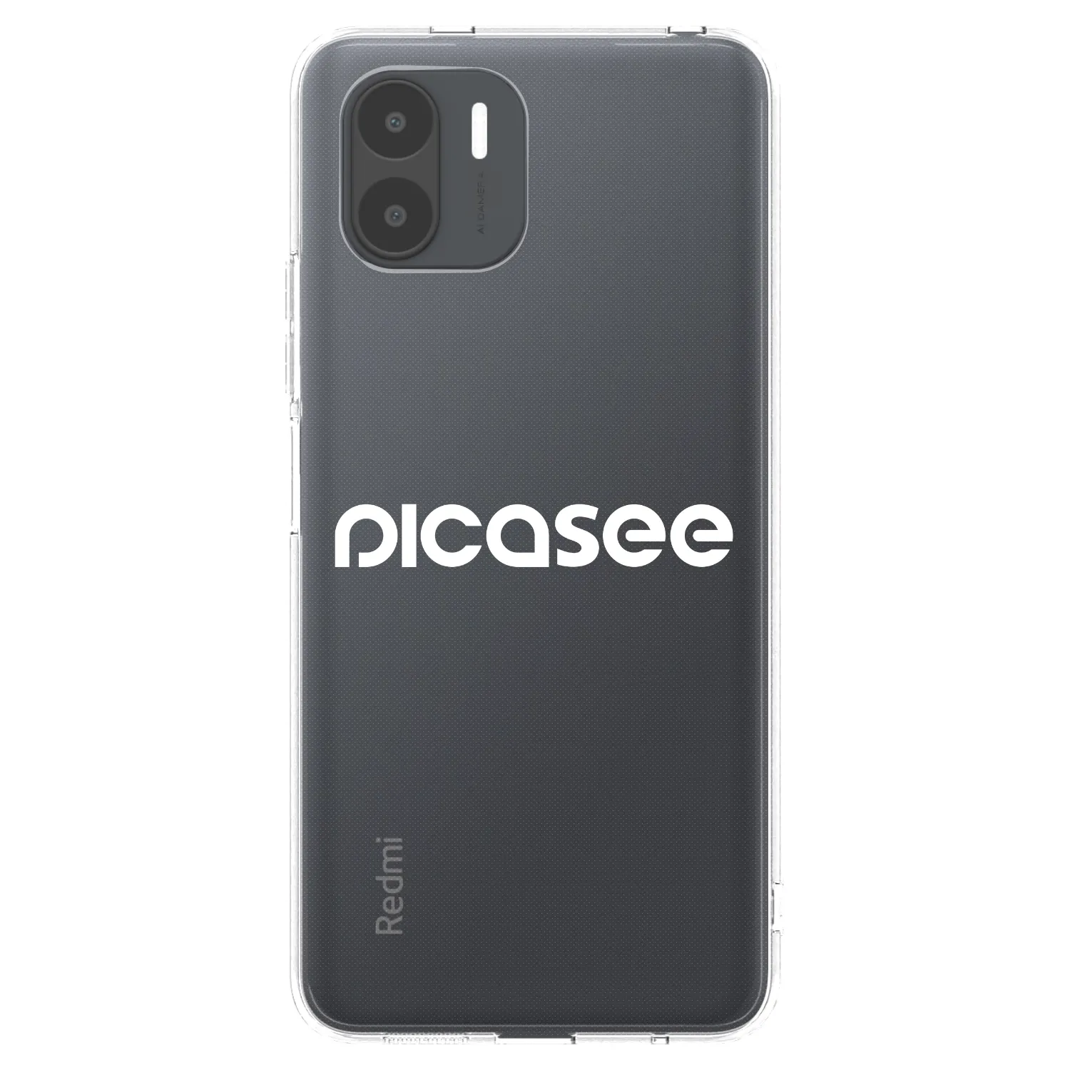 Picasee husă transparentă din silicon pentru Xiaomi Redmi A2 - Picasee - new logo - white